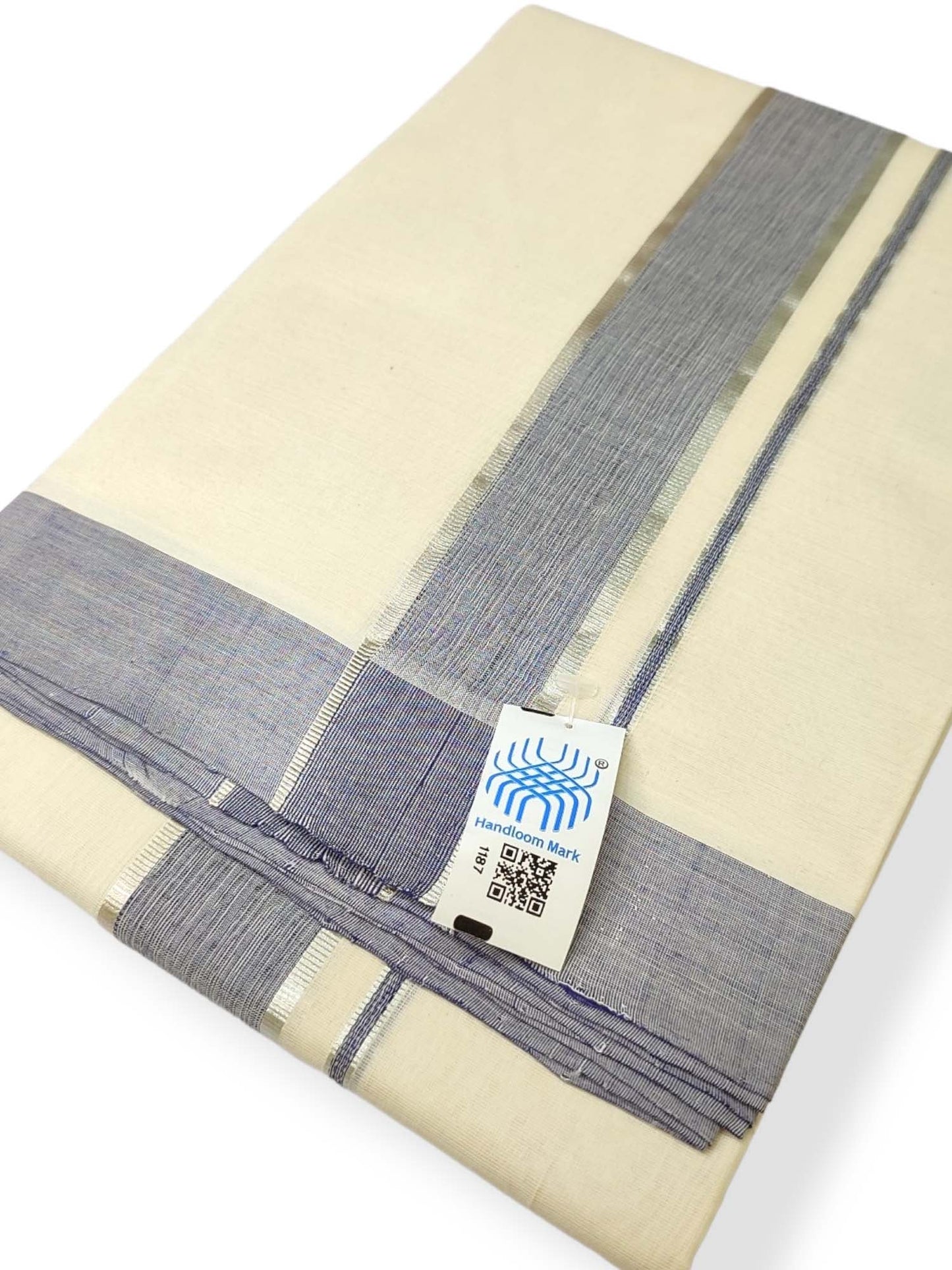 Kerala Premium Balaramapuram Handloom Dhoti/Mundu for Men