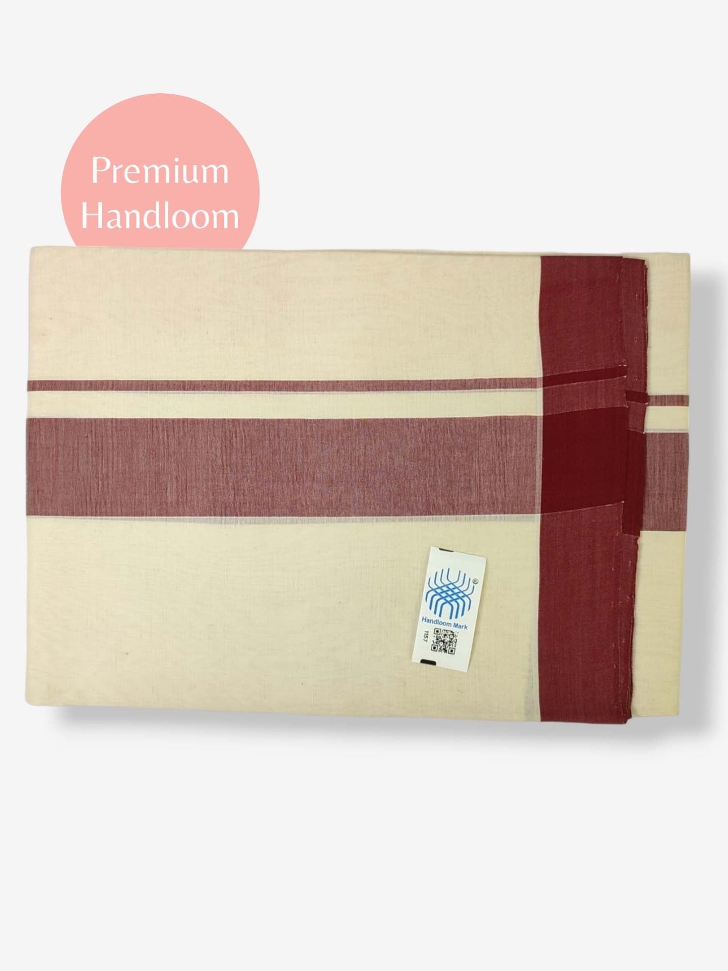 Kerala Premium Balaramapuram Handloom Dhoti/Mundu for Men