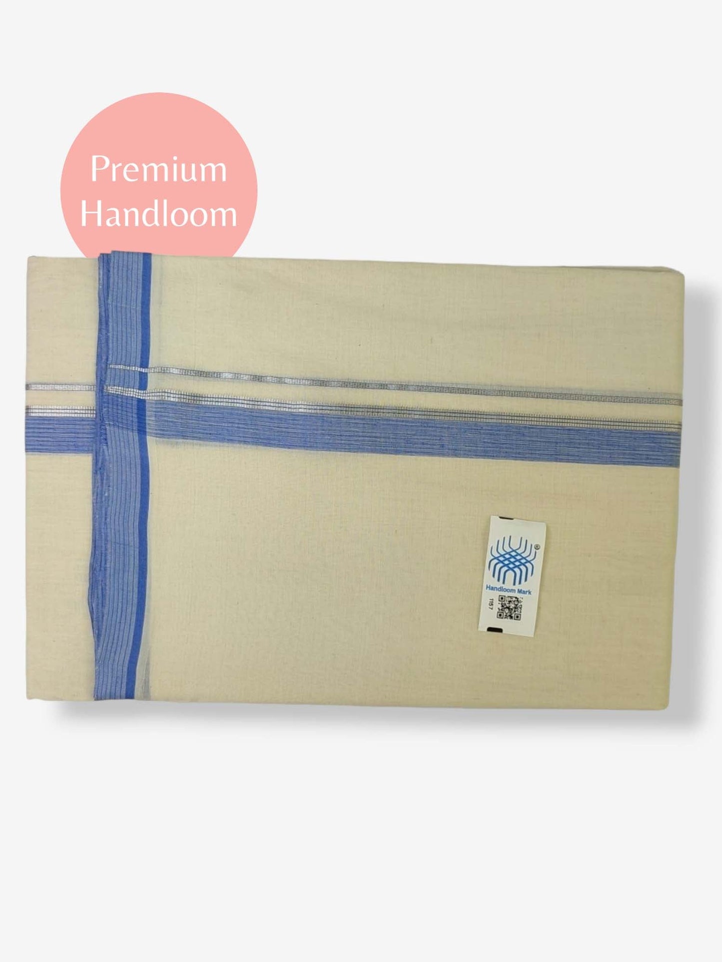Kerala Premium Balaramapuram Handloom Dhoti/Mundu for Men