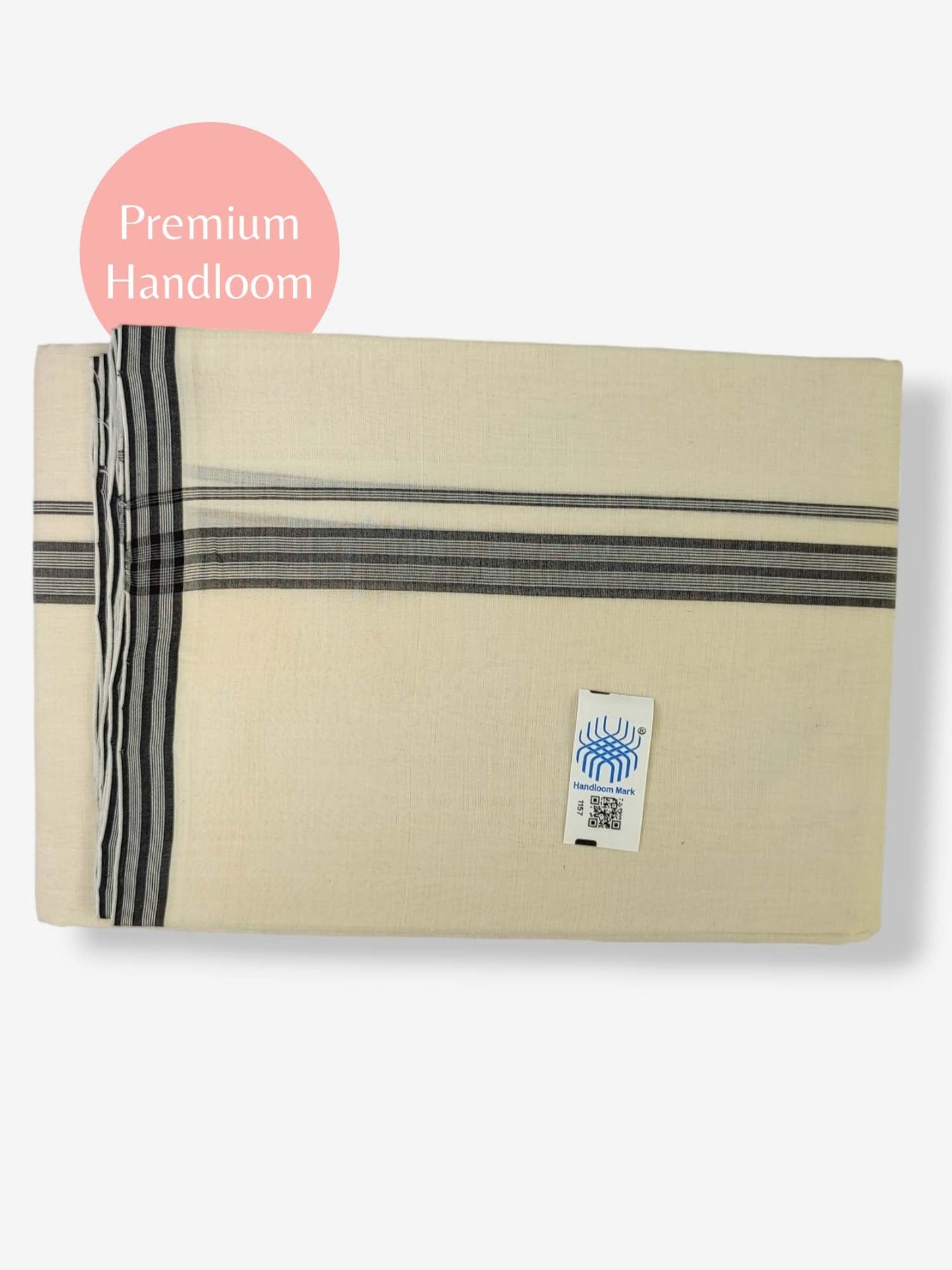 Kerala Premium Balaramapuram Handloom Dhoti/Mundu for Men
