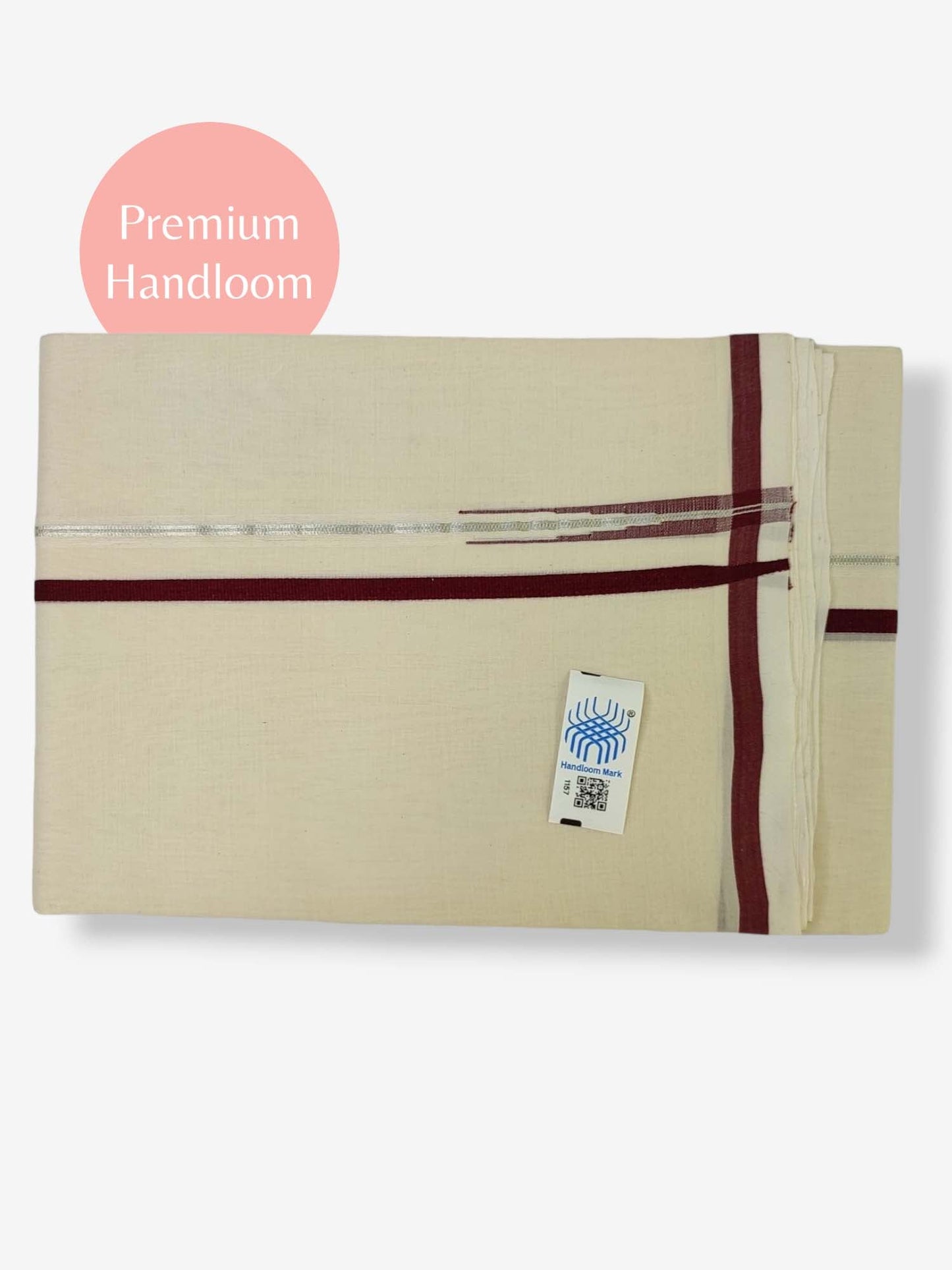 Kerala Premium Balaramapuram Handloom Dhoti/Mundu for Men