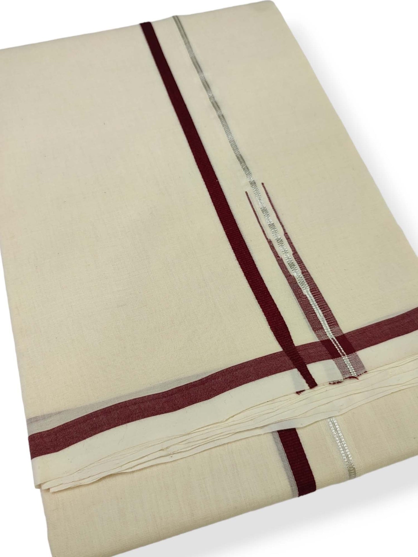 Kerala Premium Balaramapuram Handloom Dhoti/Mundu for Men