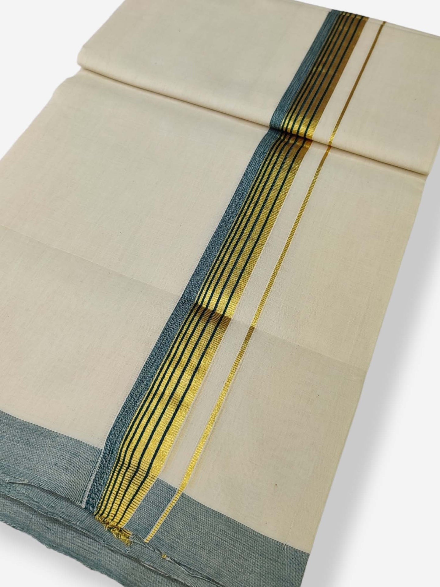 Kerala Premium Balaramapuram Handloom Dhoti/Mundu for Men