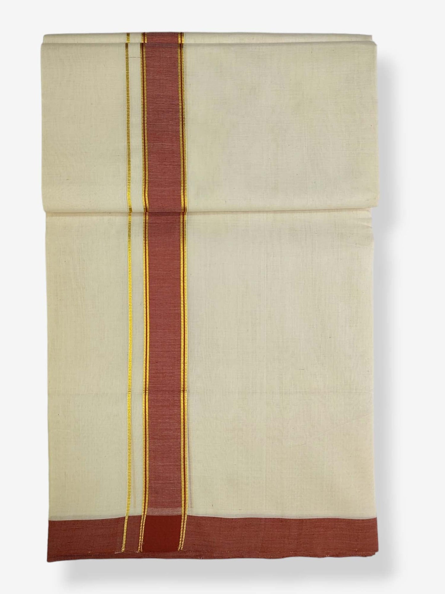 Kerala Premium Balaramapuram Handloom Dhoti/Mundu for Men
