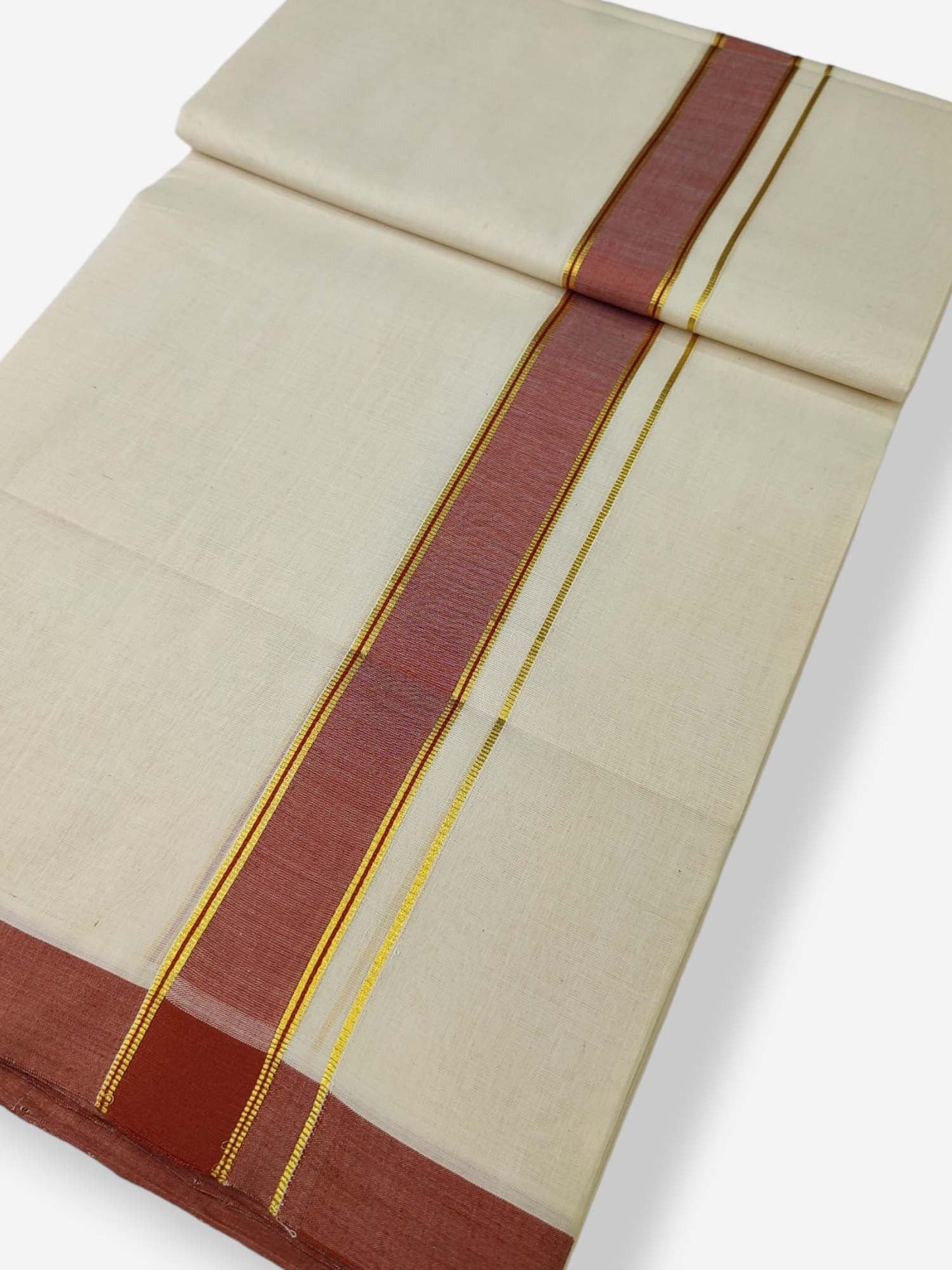 Kerala Premium Balaramapuram Handloom Dhoti/Mundu for Men