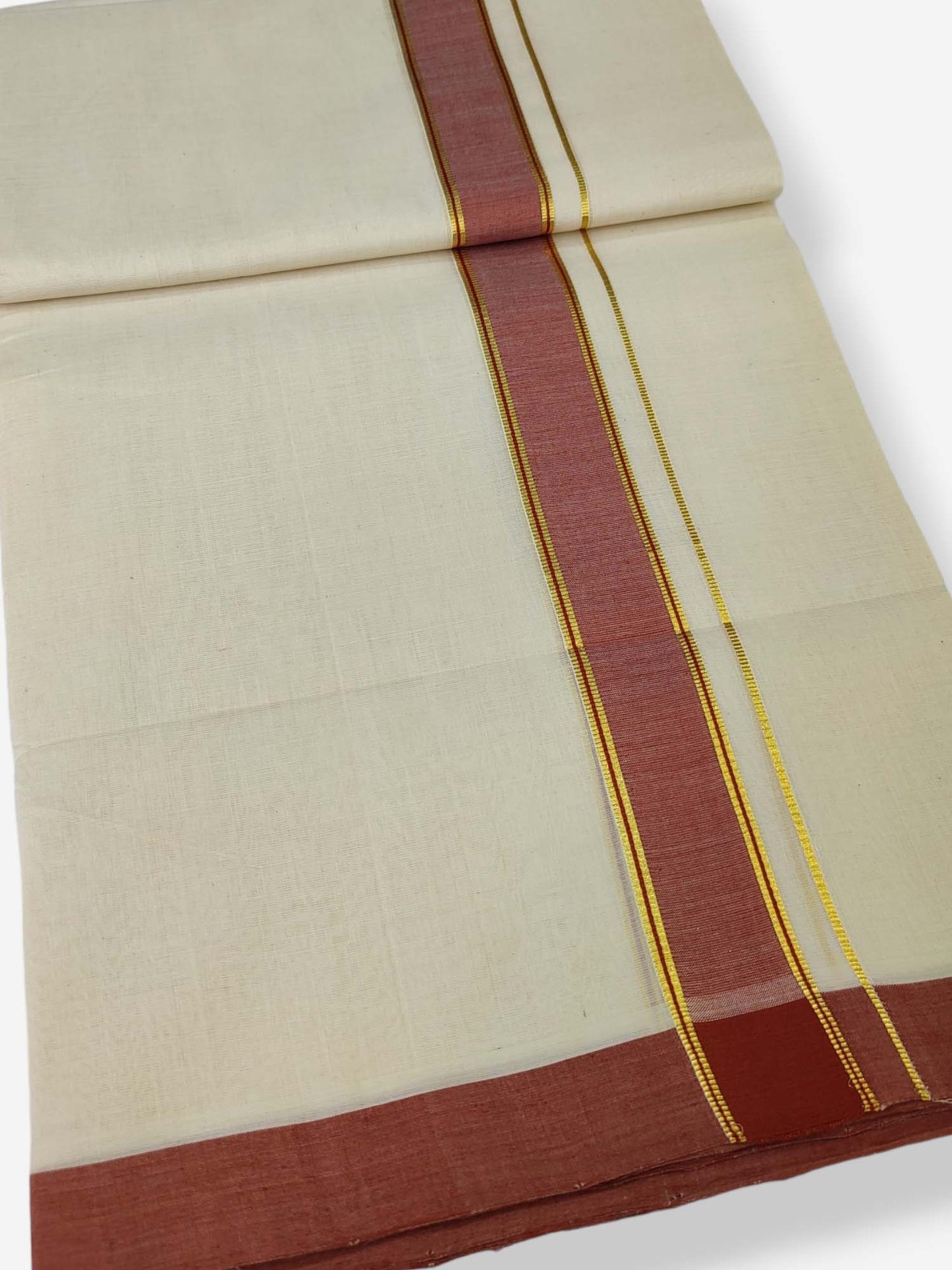 Kerala Premium Balaramapuram Handloom Dhoti/Mundu for Men