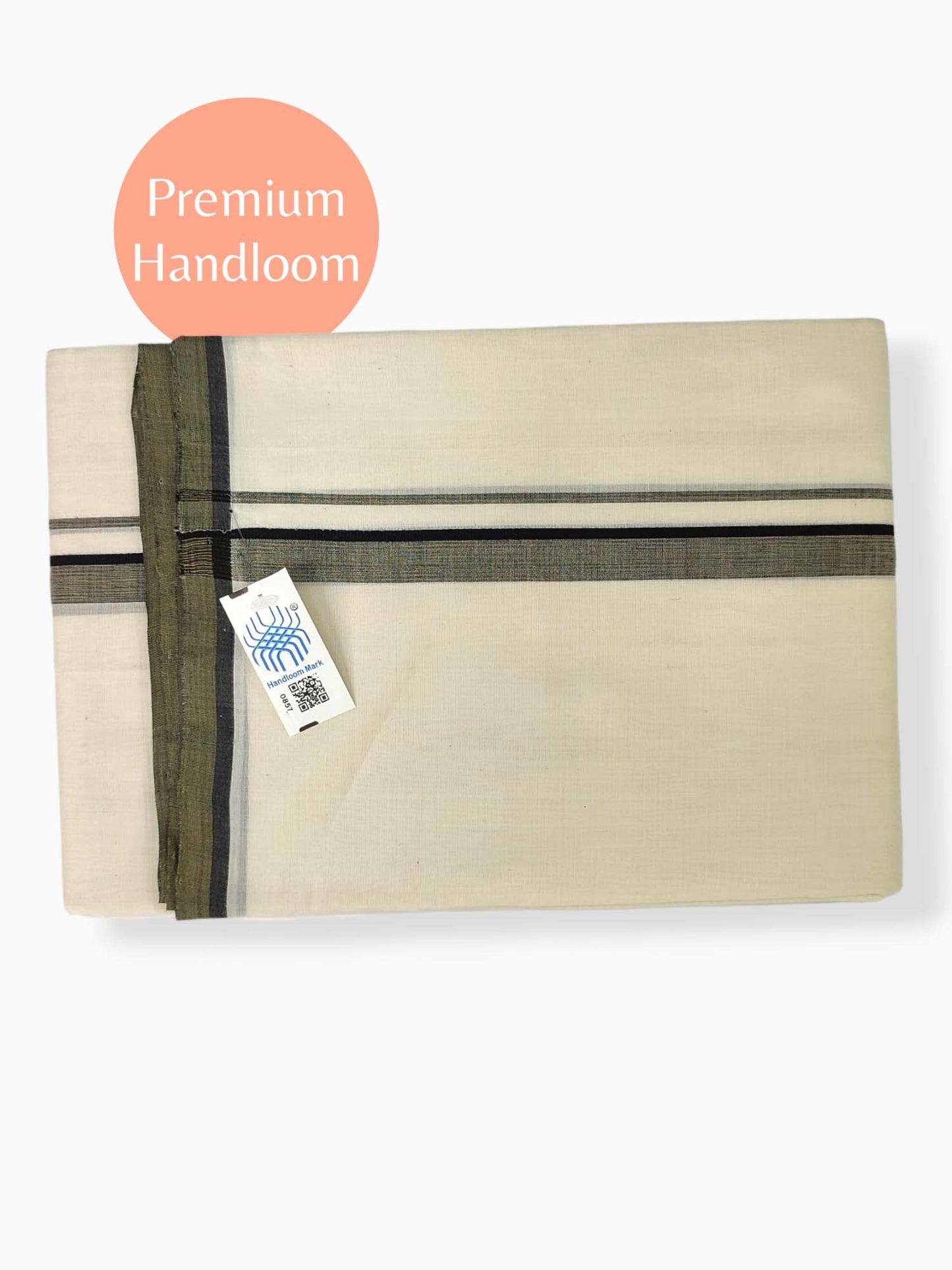 Kerala Premium Balaramapuram Handloom Dhoti/Mundu for Men