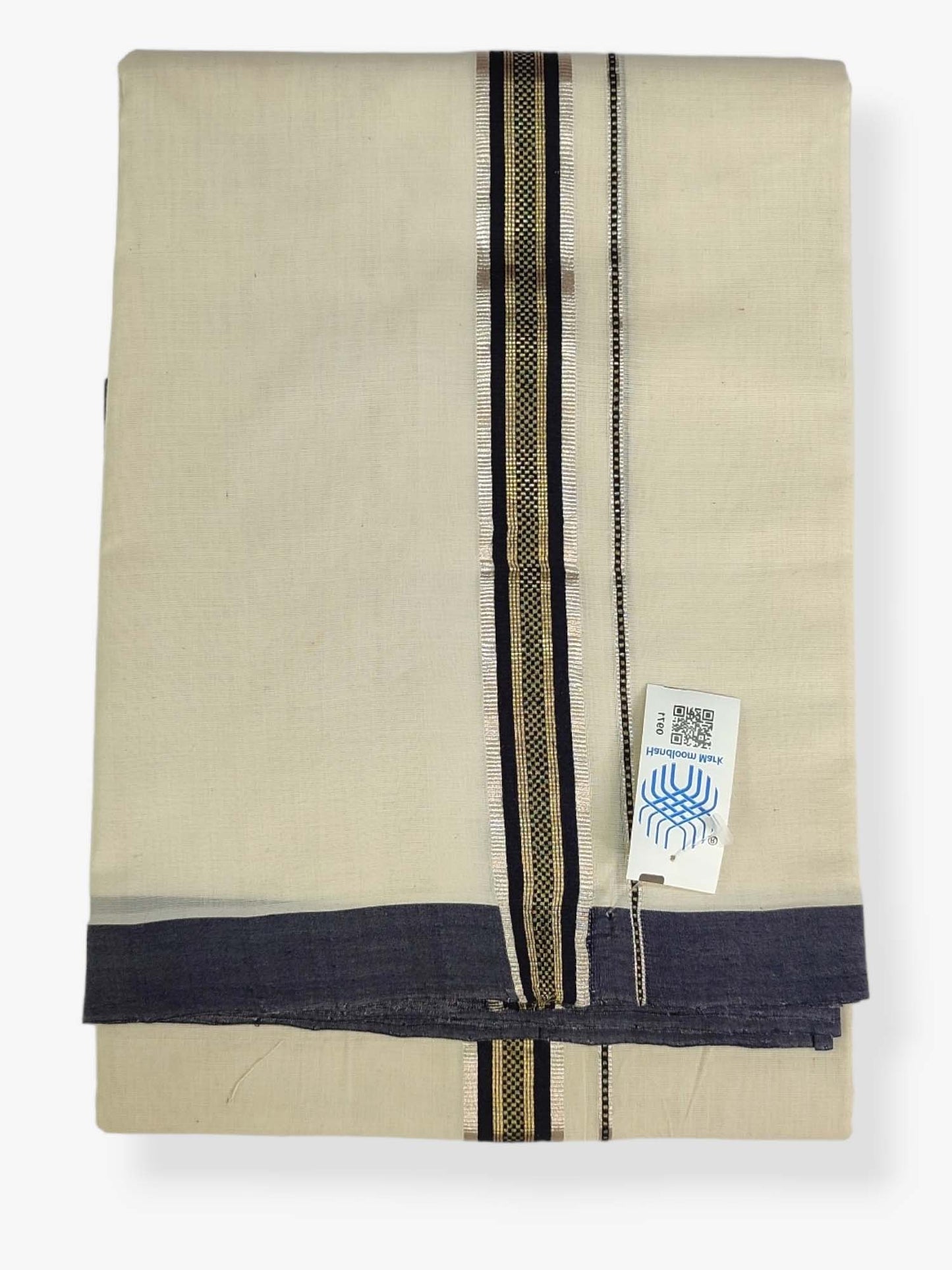 Kerala Premium Balaramapuram Handloom Dhoti/Mundu for Men