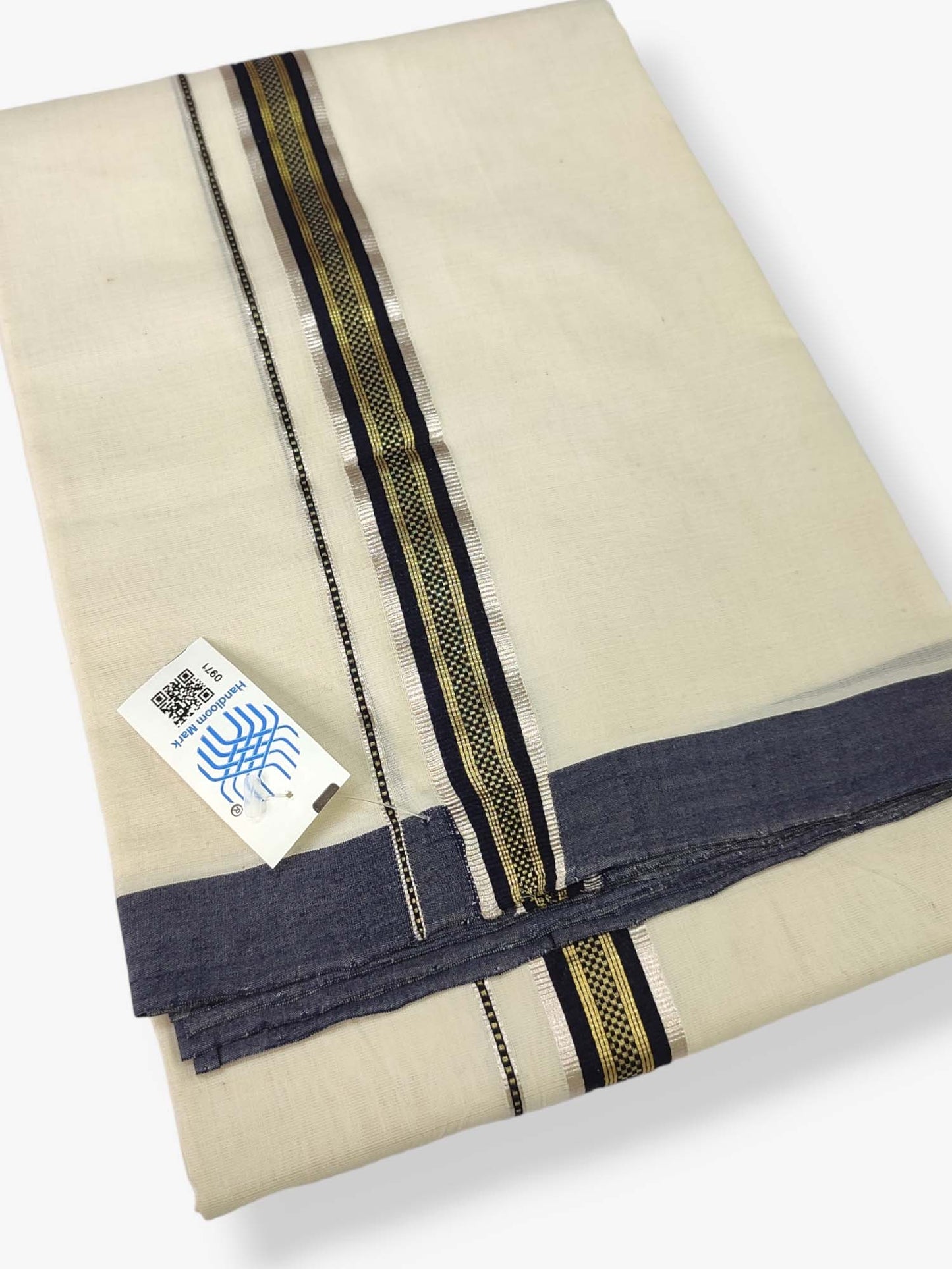 Kerala Premium Balaramapuram Handloom Dhoti/Mundu for Men