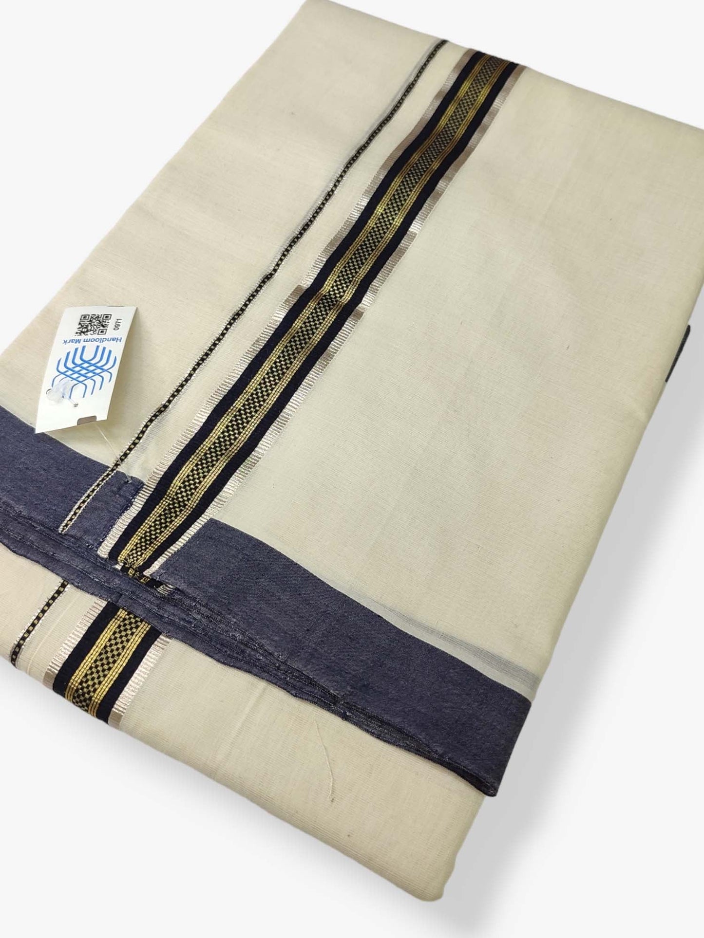 Kerala Premium Balaramapuram Handloom Dhoti/Mundu for Men