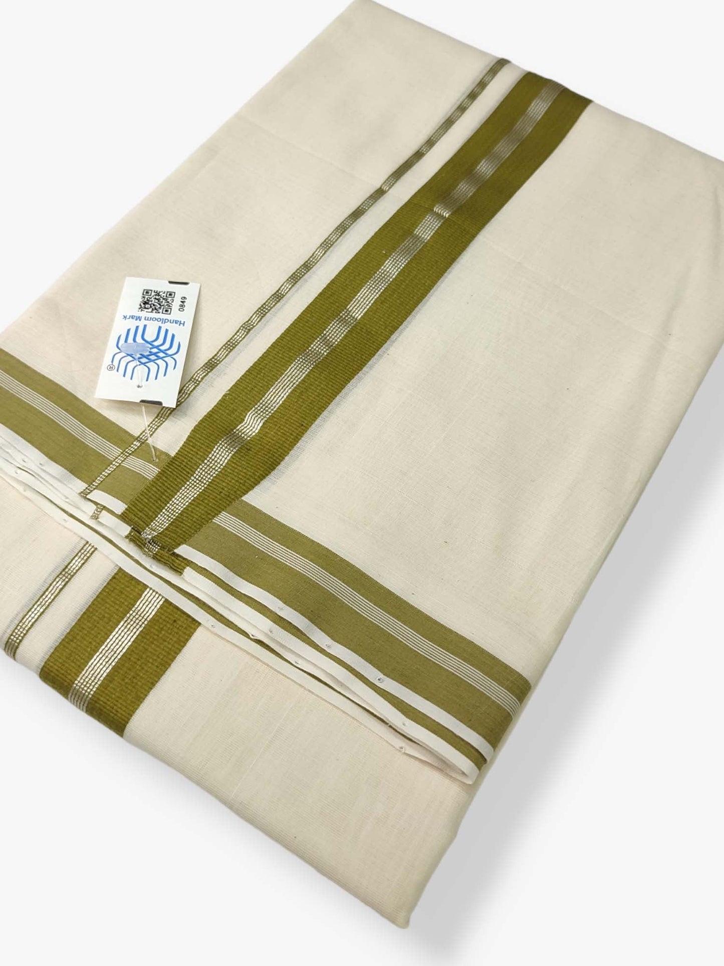 Kerala Premium Balaramapuram Handloom Dhoti/Mundu for Men