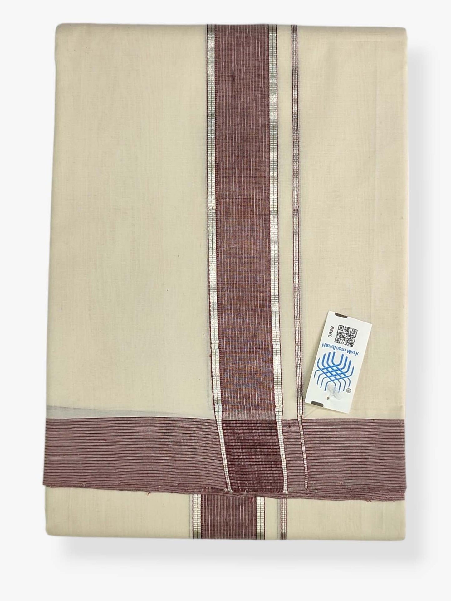 Kerala Premium Balaramapuram Handloom Dhoti/Mundu for Men