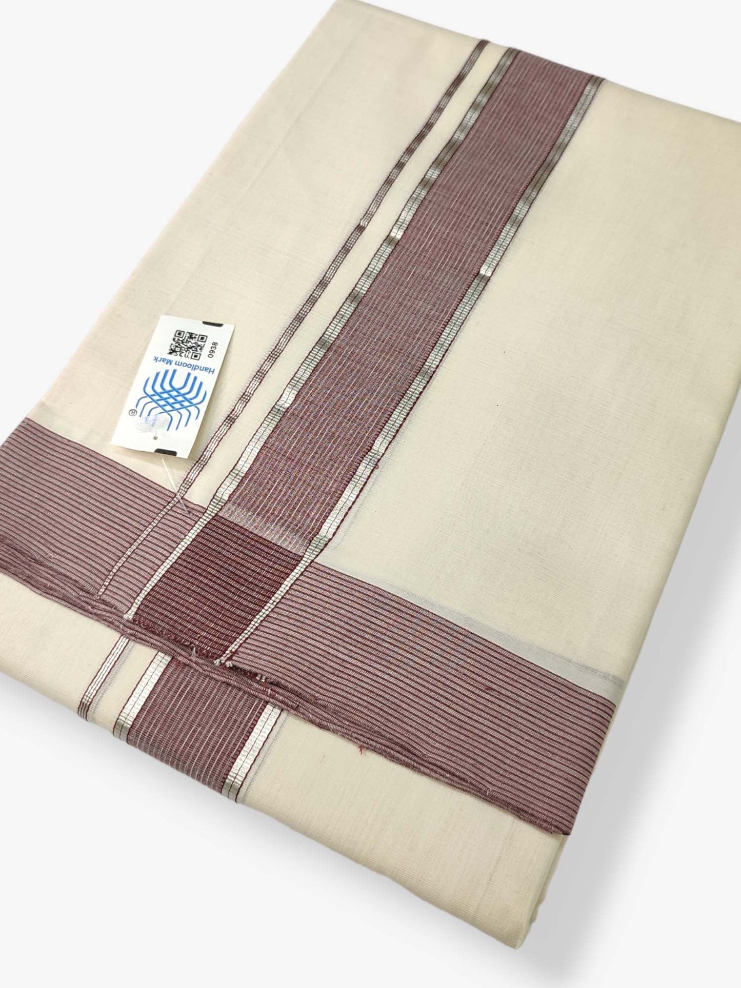 Kerala Premium Balaramapuram Handloom Dhoti/Mundu for Men