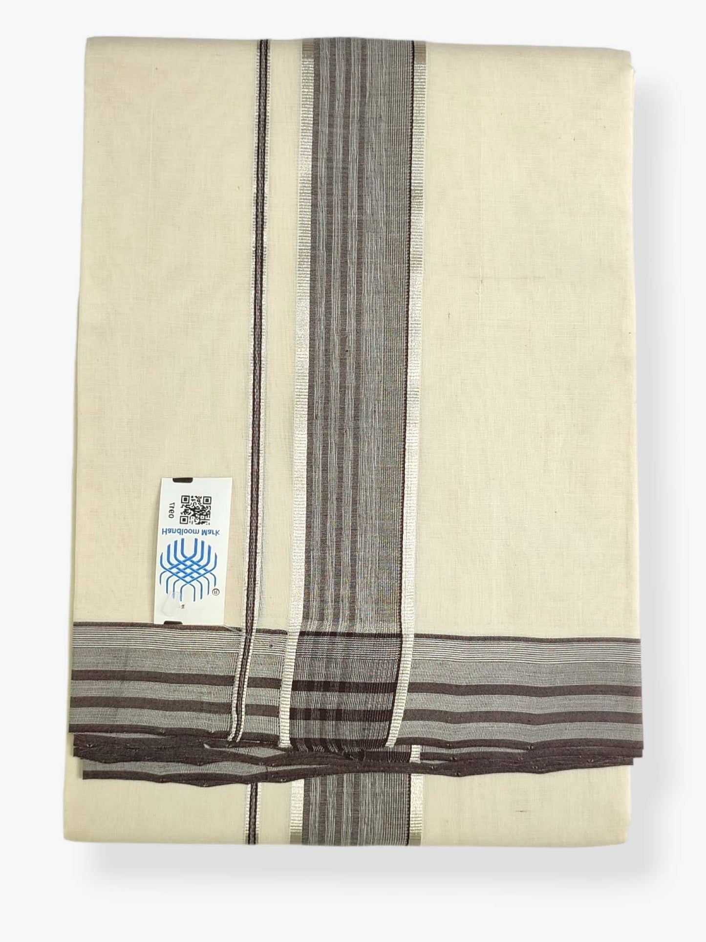 Kerala Premium Balaramapuram Handloom Dhoti/Mundu for Men