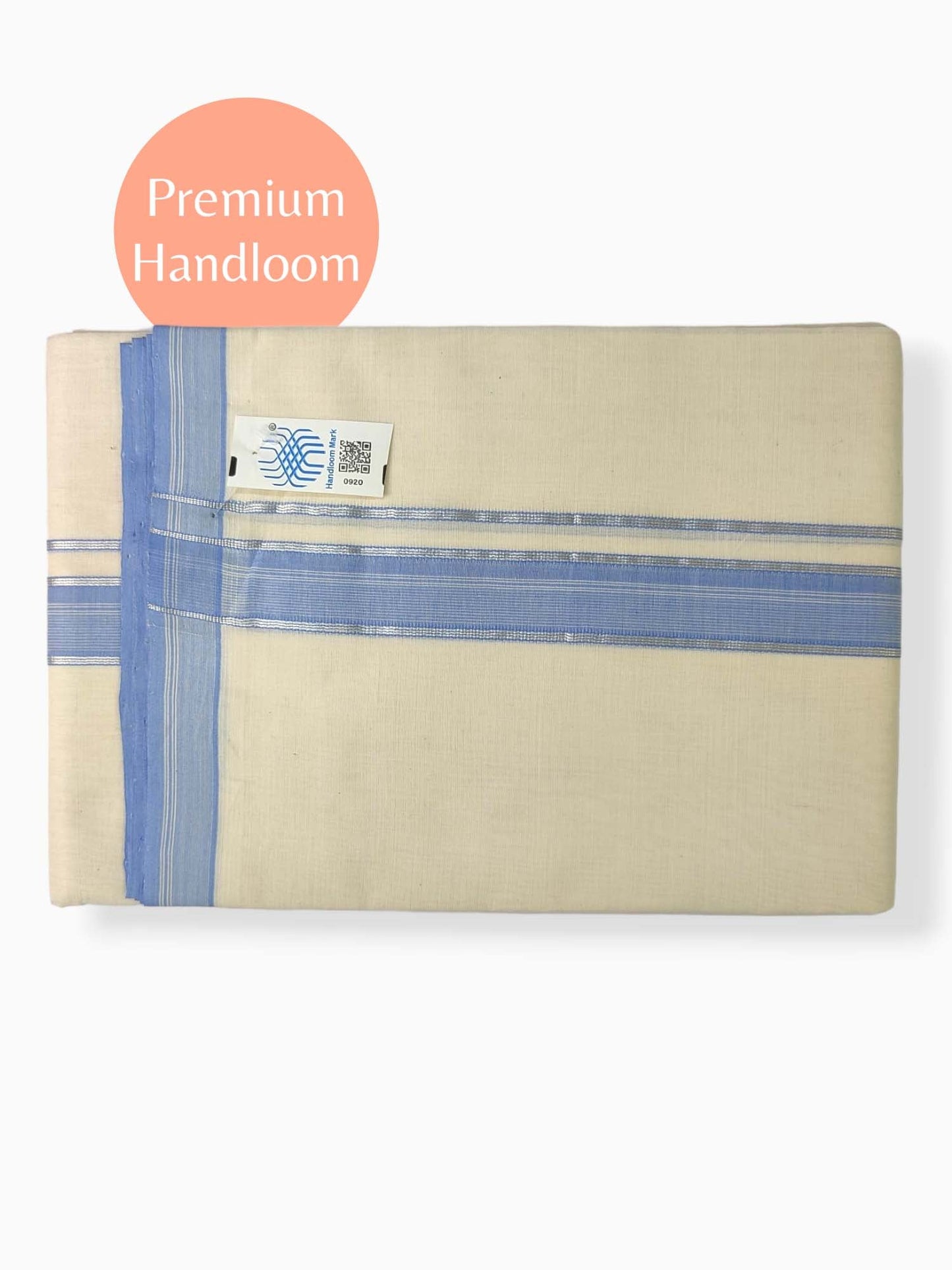 Kerala Premium Balaramapuram Handloom Dhoti/Mundu for Men