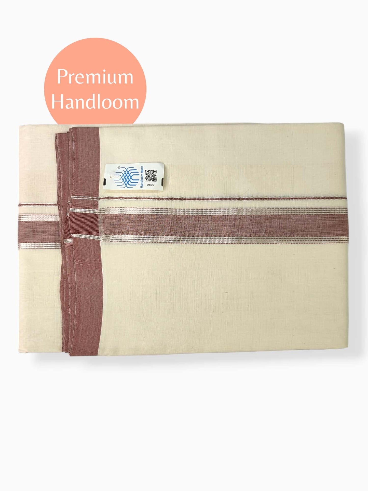 Kerala Premium Balaramapuram Handloom Dhoti/Mundu for Men