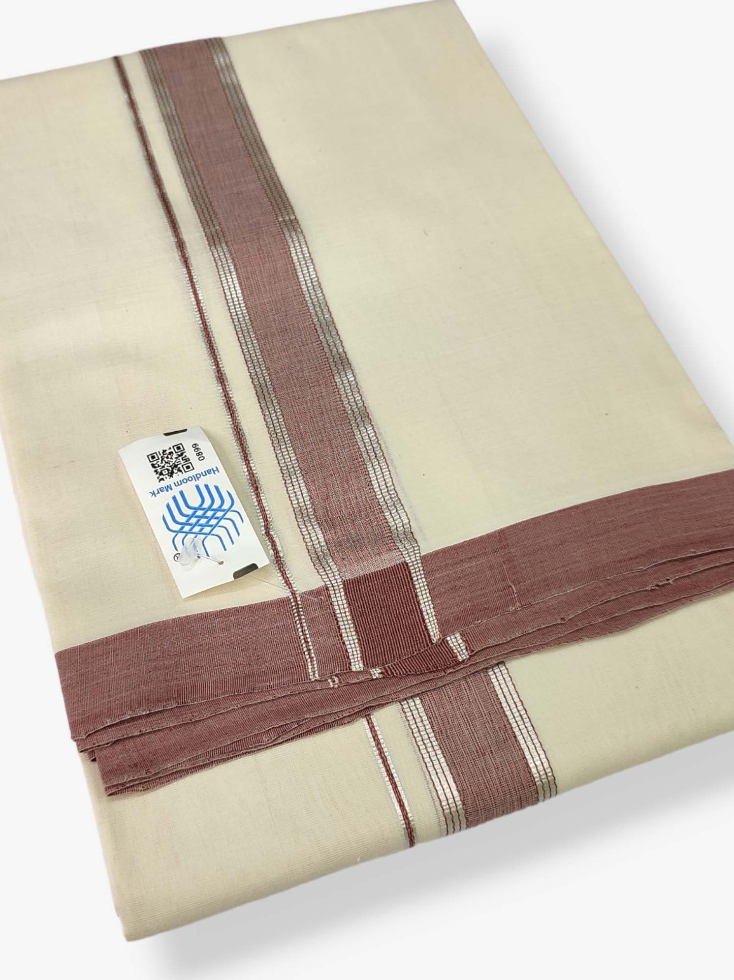 Kerala Premium Balaramapuram Handloom Dhoti/Mundu for Men