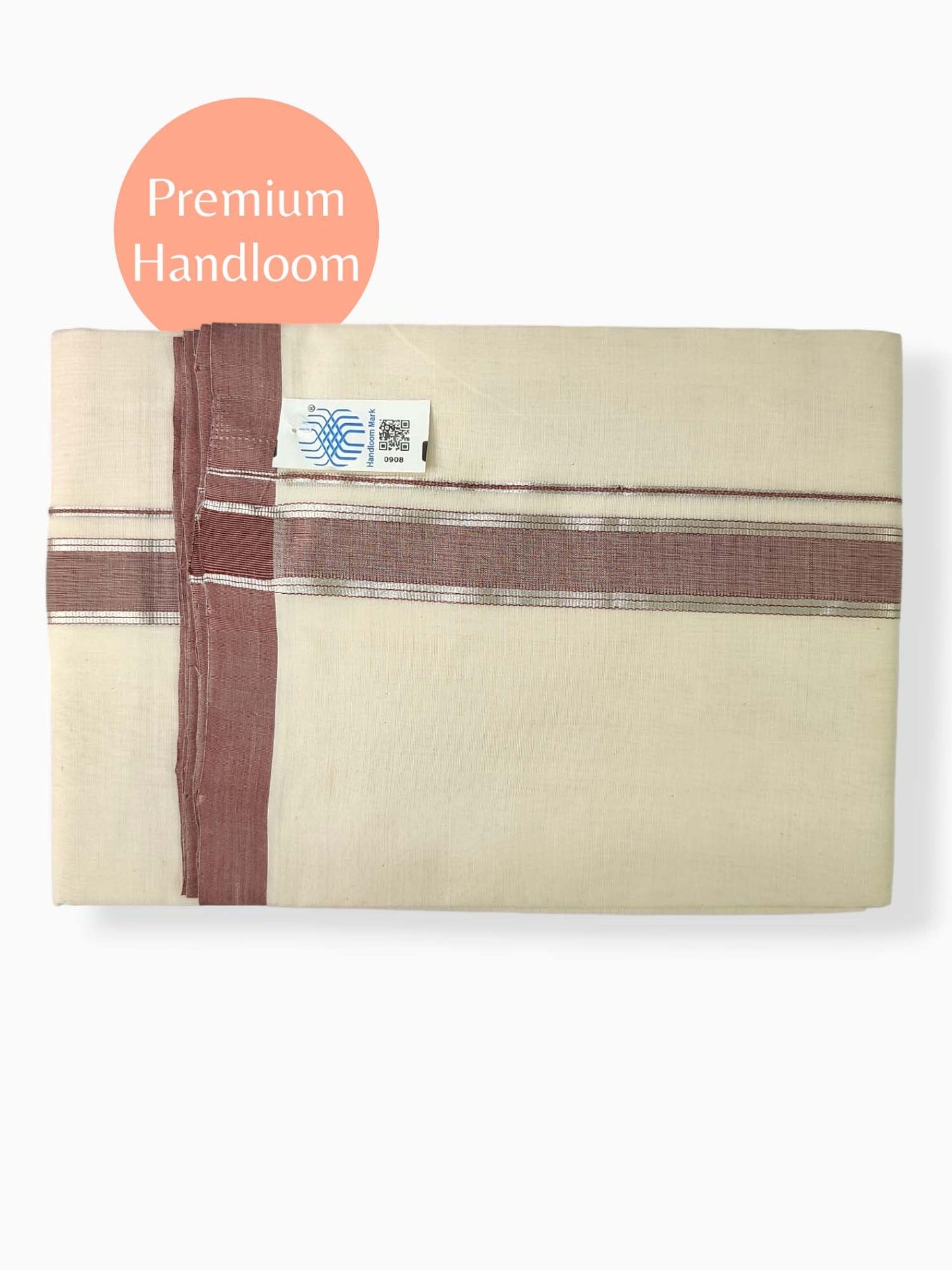 Kerala Premium Balaramapuram Handloom Dhoti/Mundu for Men