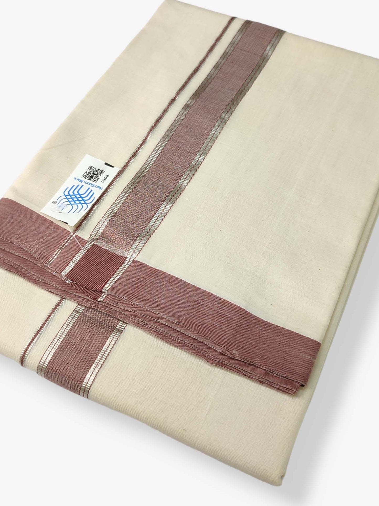 Kerala Premium Balaramapuram Handloom Dhoti/Mundu for Men