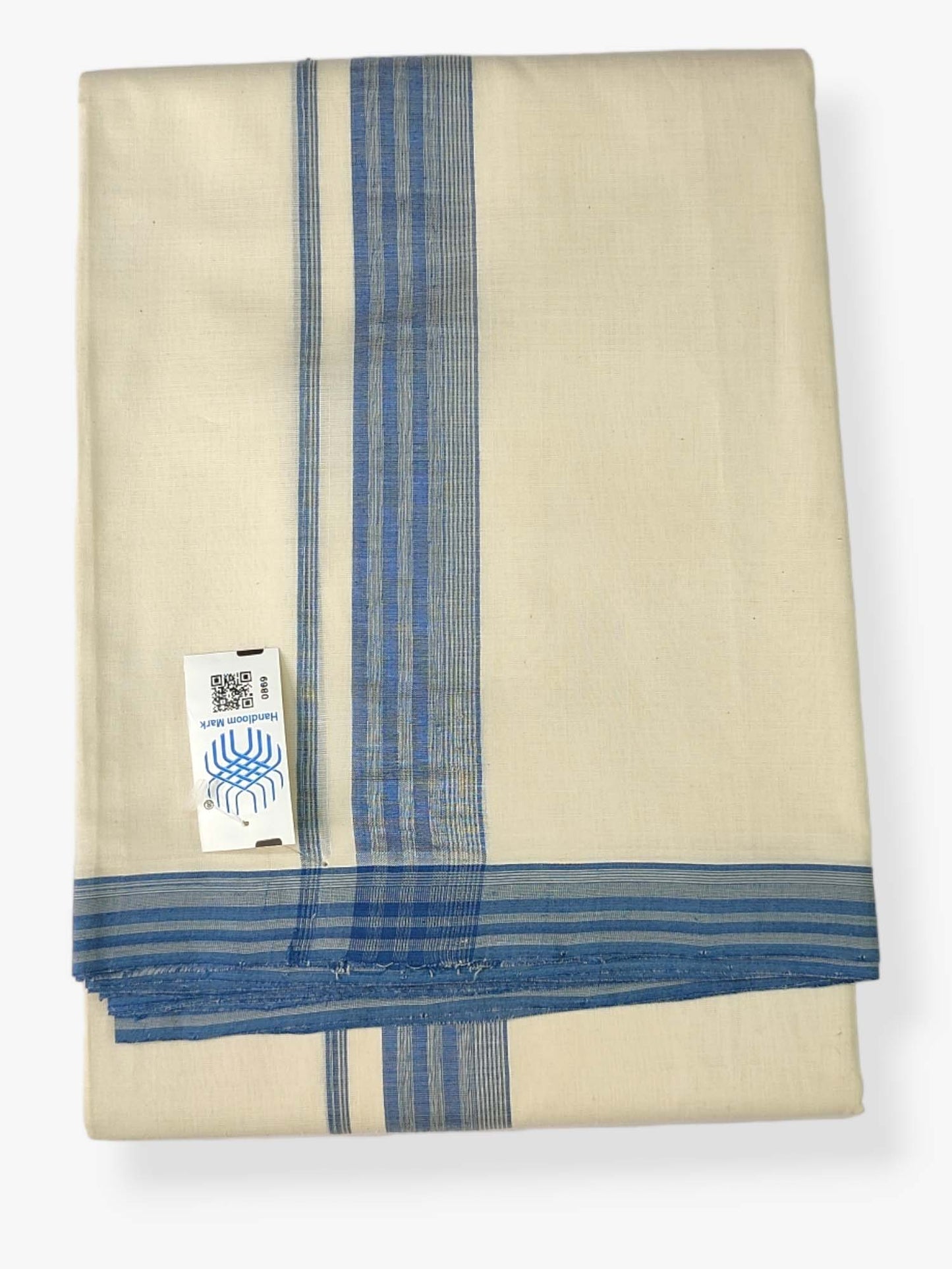 Kerala Premium Balaramapuram Handloom Dhoti/Mundu for Men