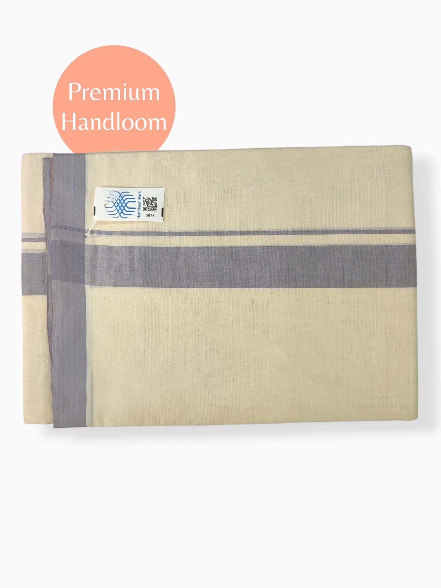 Kerala Premium Balaramapuram Handloom Dhoti/Mundu for Men