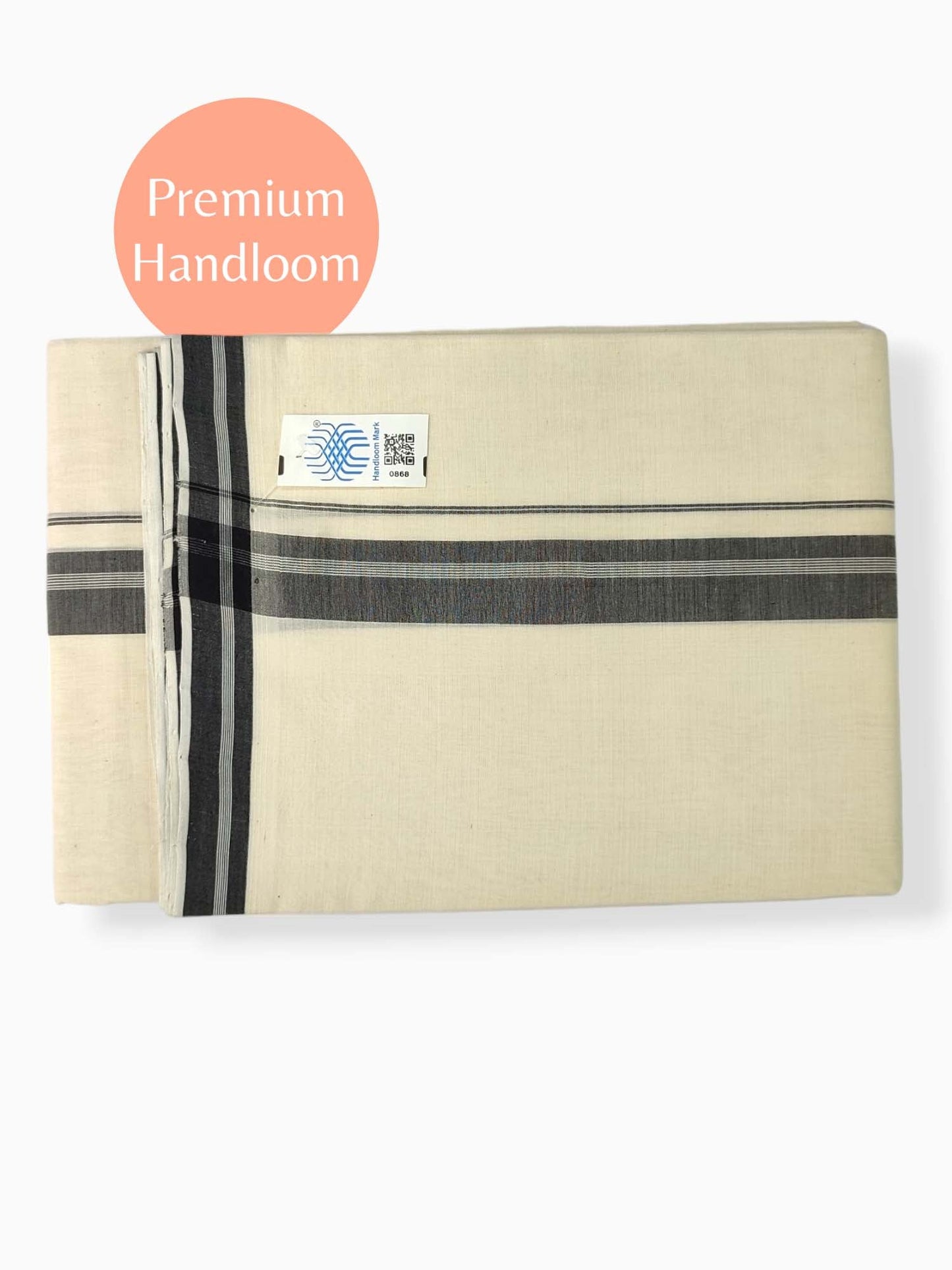 Kerala Premium Balaramapuram Handloom Dhoti/Mundu for Men