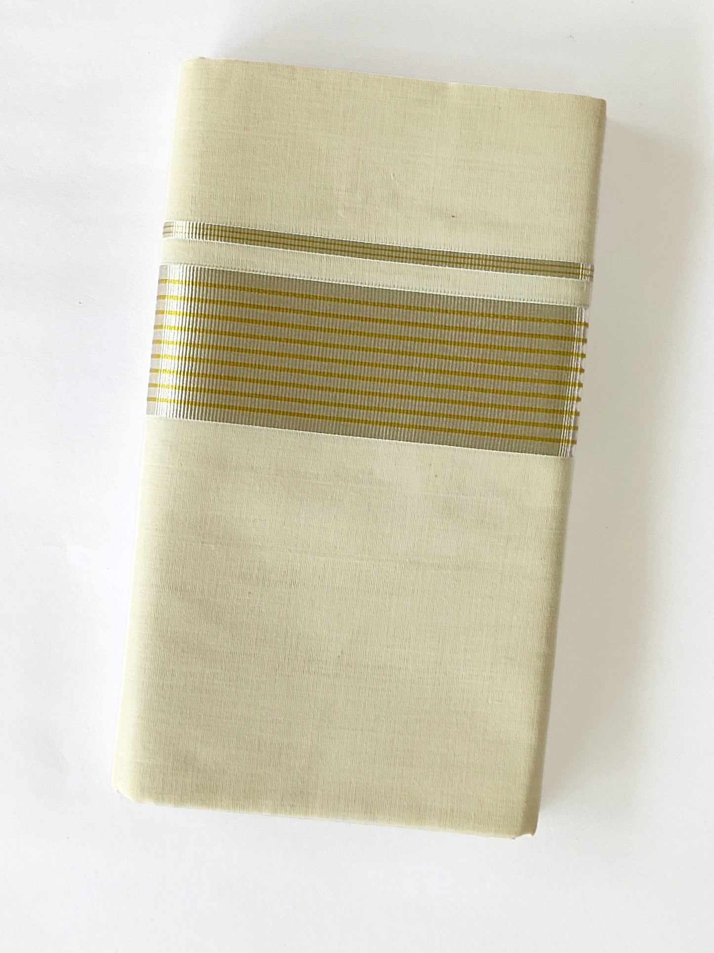 Premium Wedding Handloom Kasavu Mundu for Men