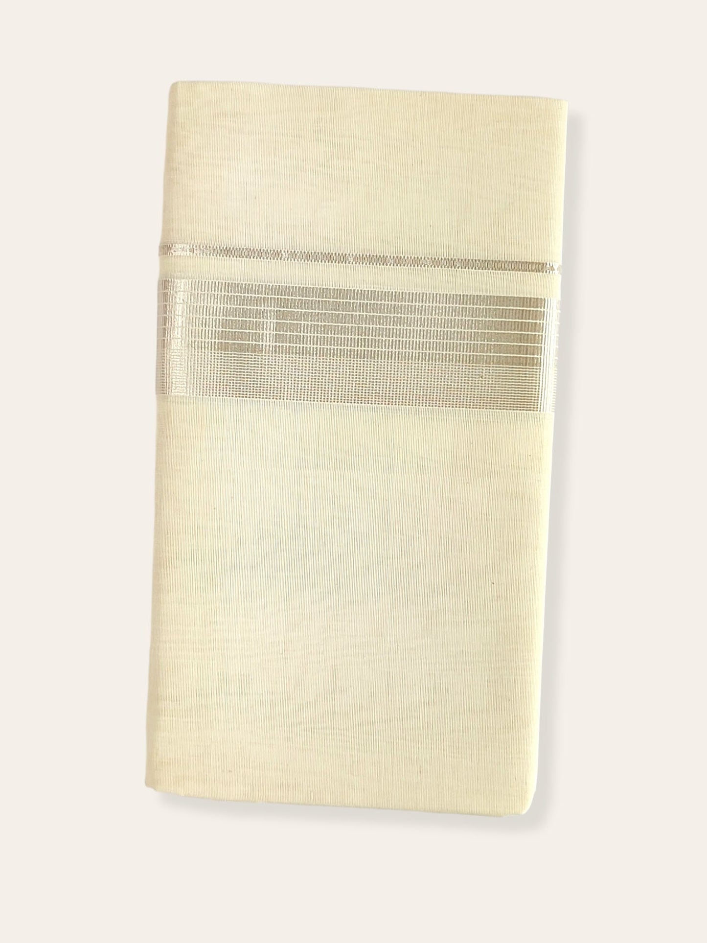 Premium Wedding Handloom Balaramapuram Unaakupaavu Kasavu Mundu for Men