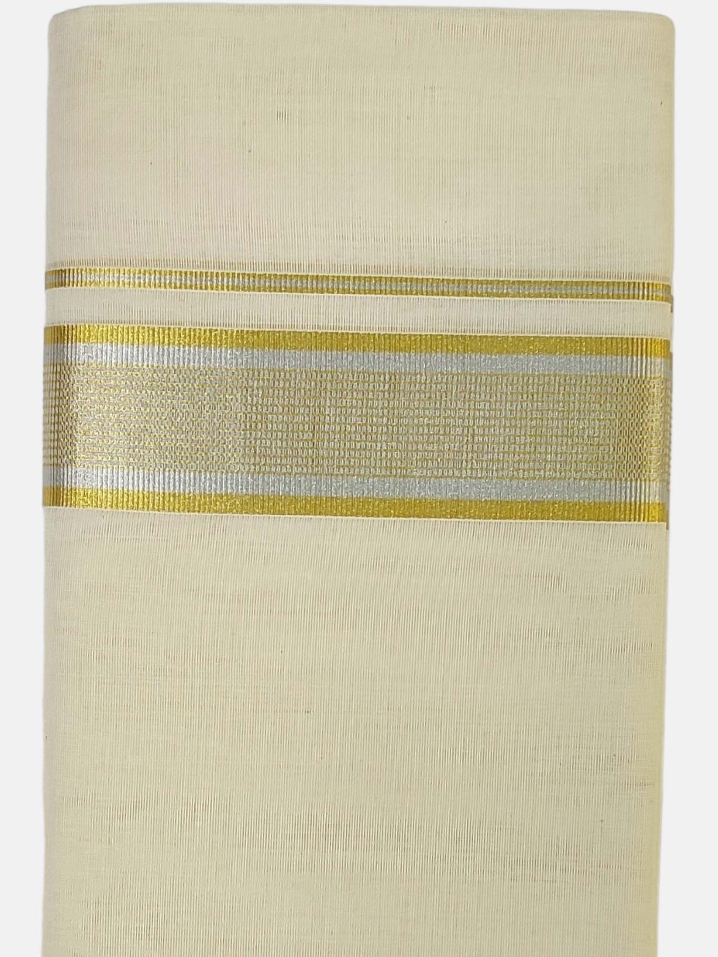 Premium Wedding Handloom Balaramapuram Unaakupaavu Kasavu Mundu for Men