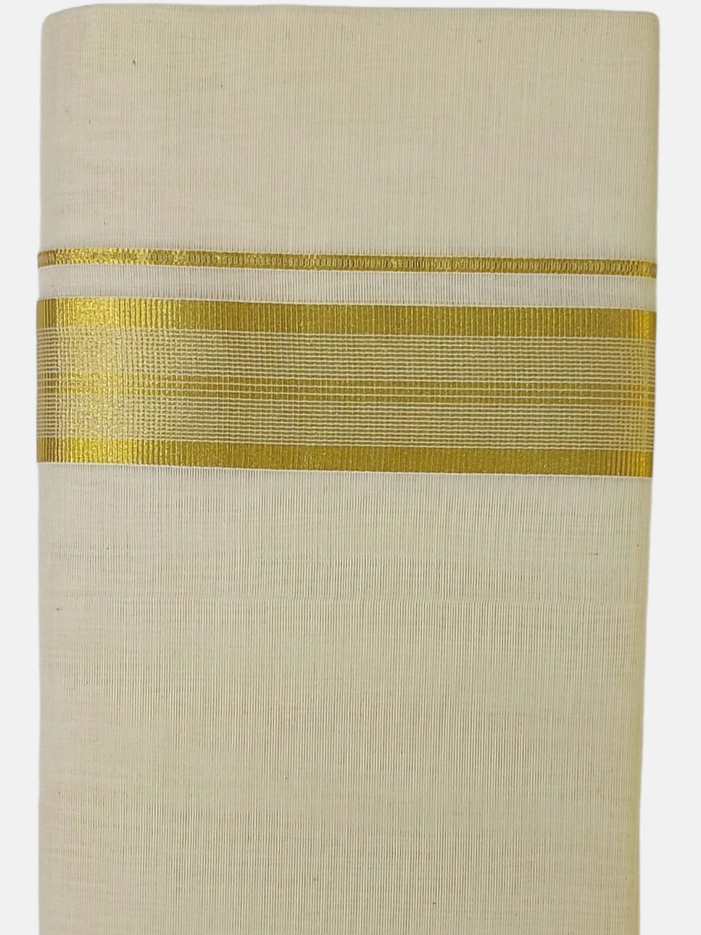 Premium Wedding Handloom Balaramapuram Unaakupaavu Kasavu Mundu for Men