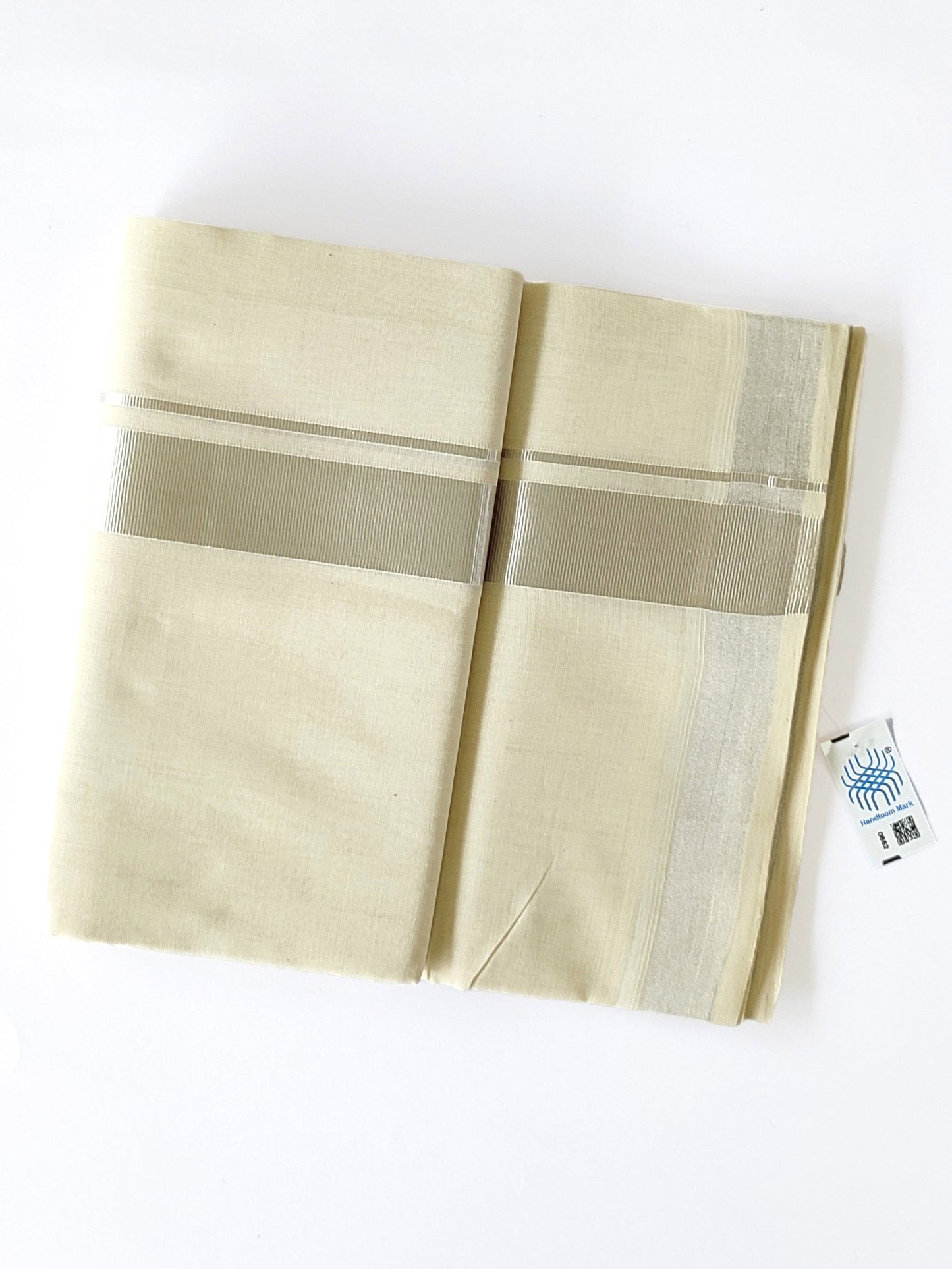 Premium Wedding Handloom Kasavu Mundu for Men