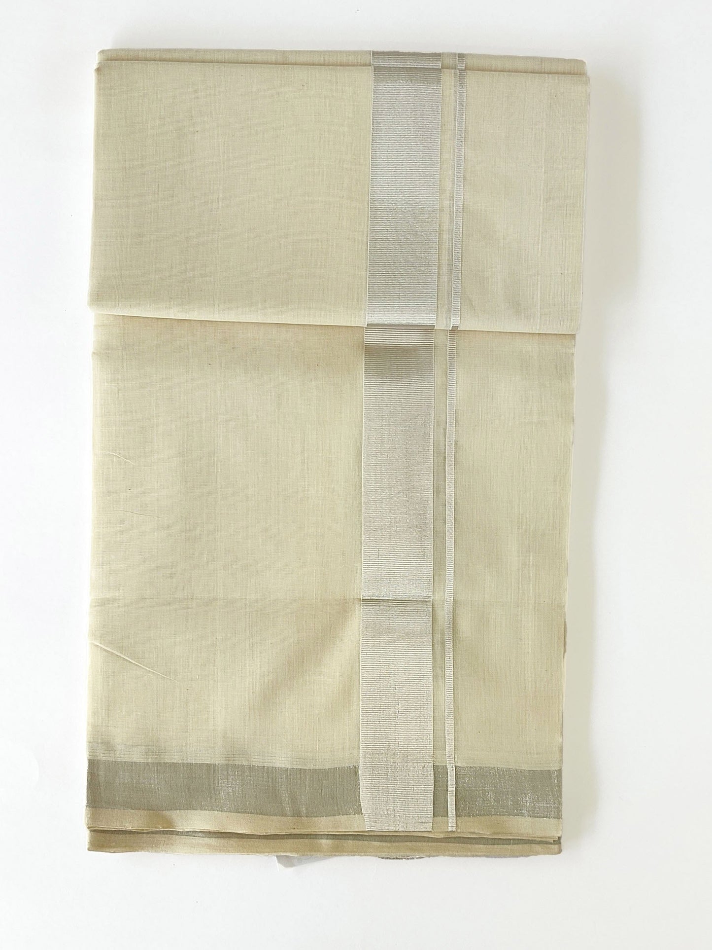 Premium Wedding Handloom Kasavu Mundu for Men