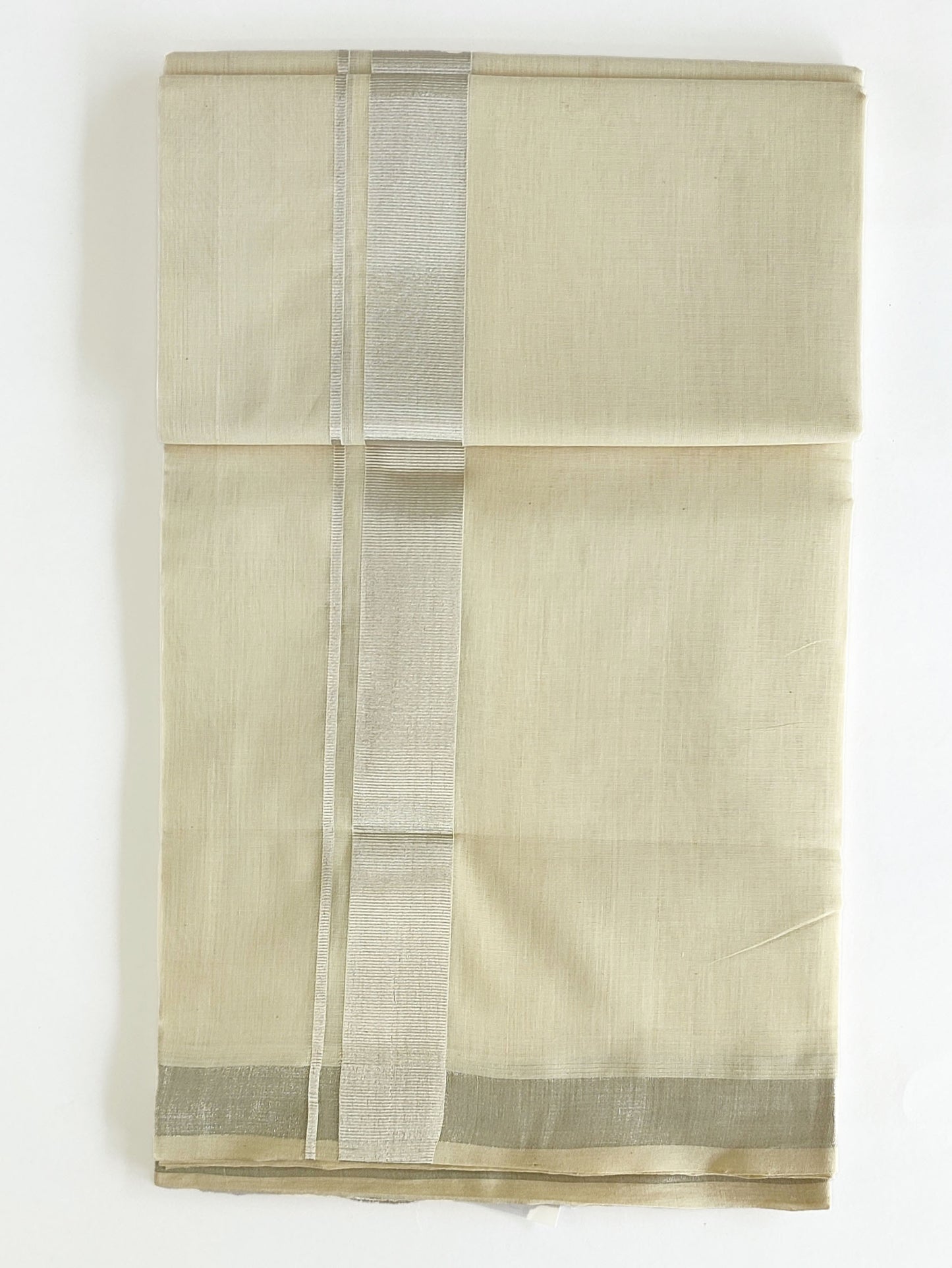 Premium Wedding Handloom Kasavu Mundu for Men