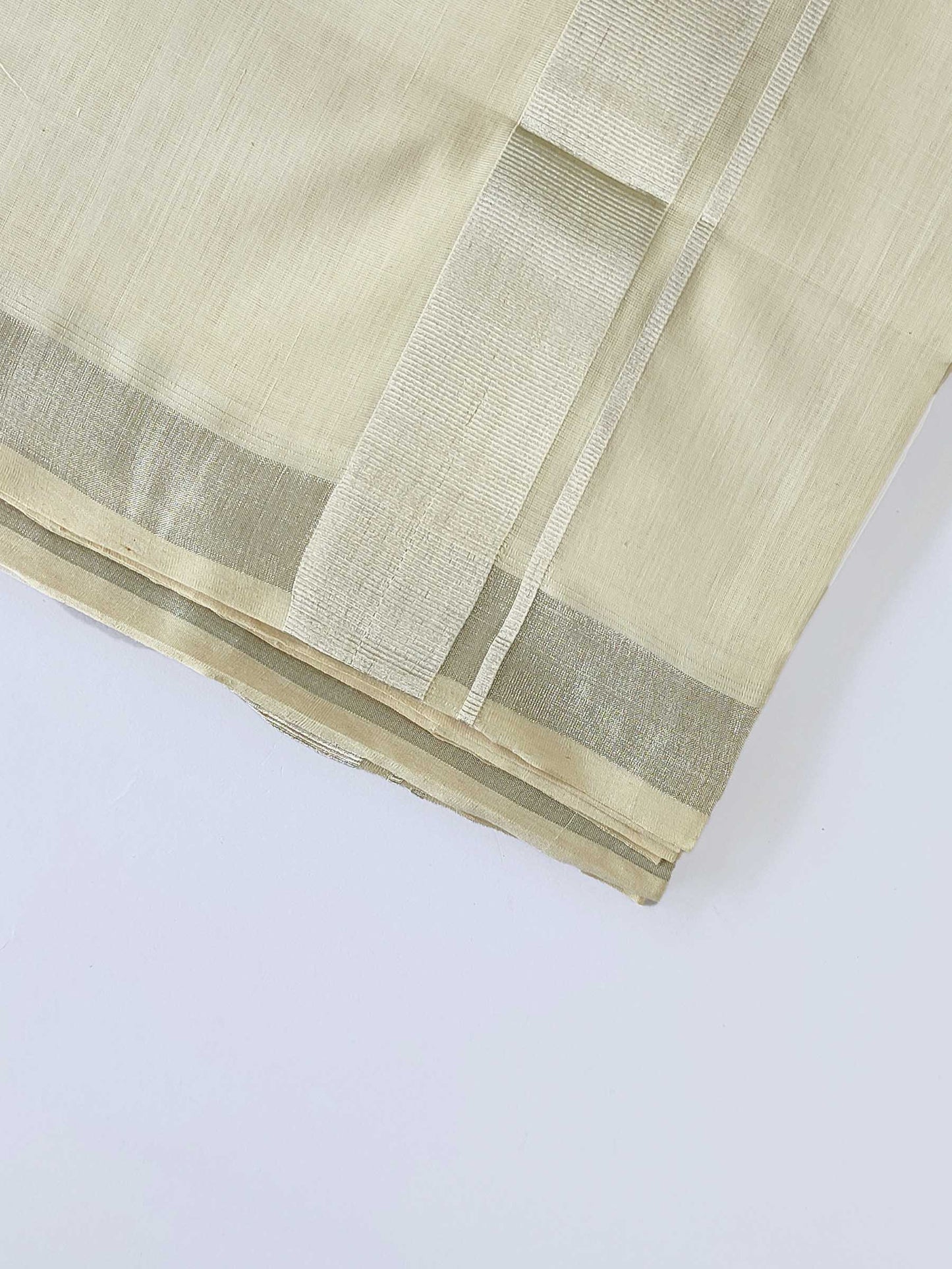 Premium Wedding Handloom Kasavu Mundu for Men