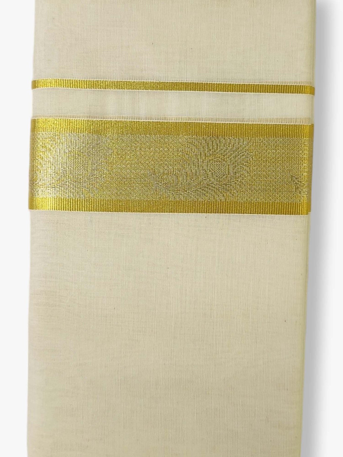 Premium Wedding Handloom Balaramapuram Unaakupaavu Kasavu Mundu for Men