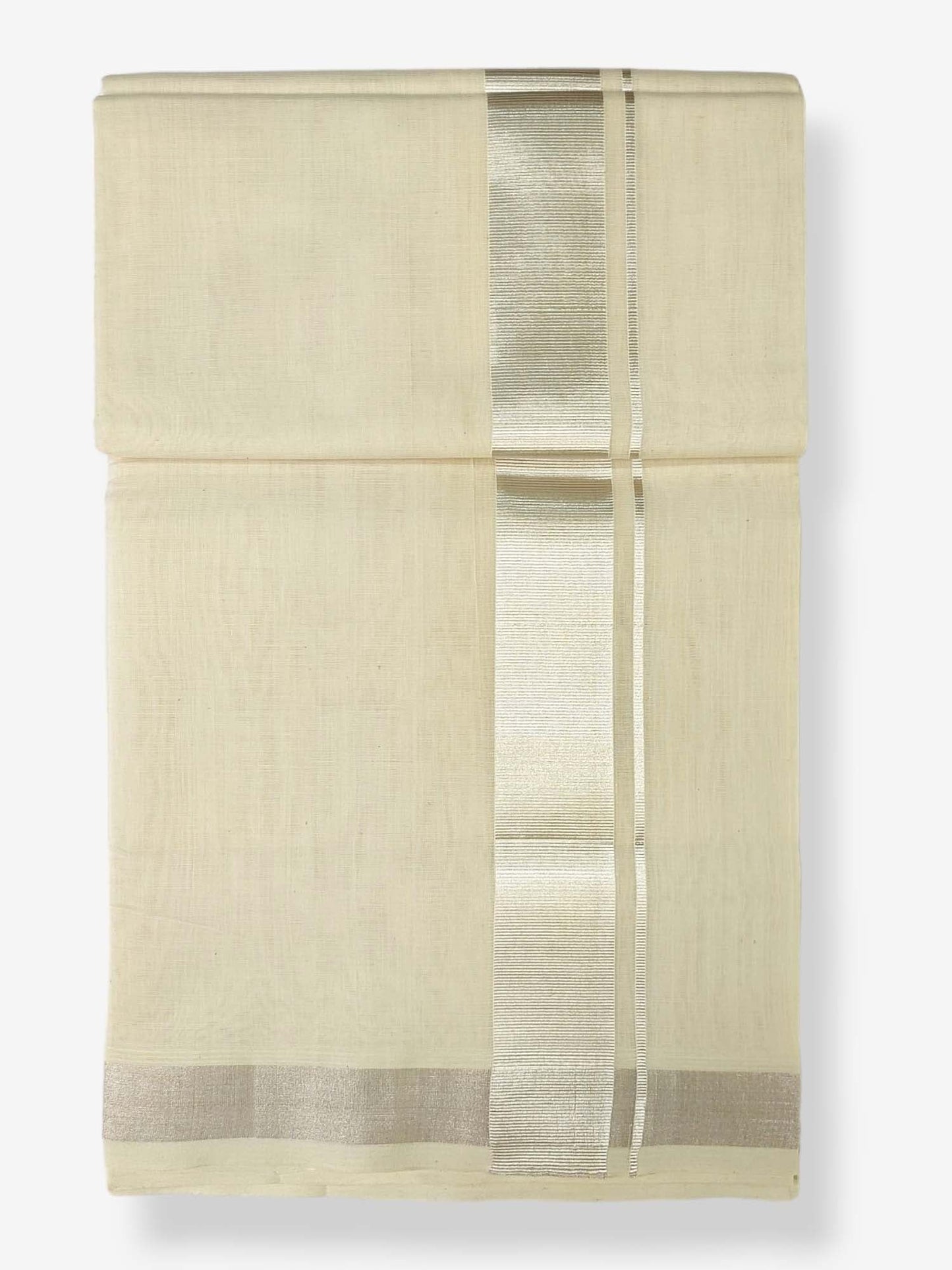 Premium Wedding Handloom Balaramapuram Unaakupaavu Kasavu Mundu for Men