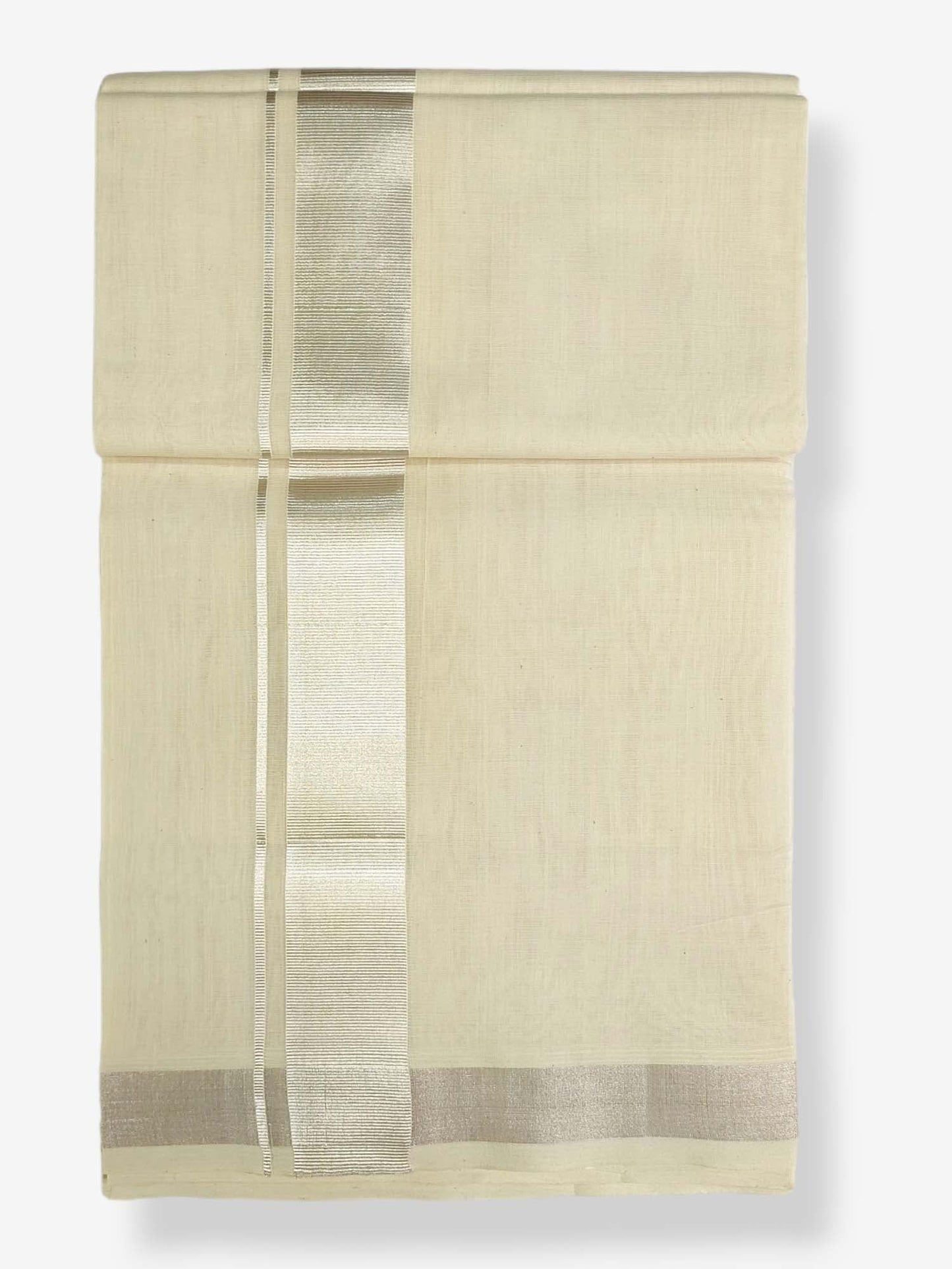 Premium Wedding Handloom Balaramapuram Unaakupaavu Kasavu Mundu for Men