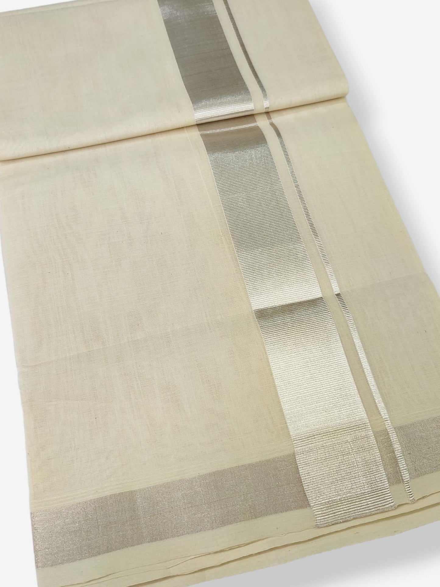 Premium Wedding Handloom Balaramapuram Unaakupaavu Kasavu Mundu for Men