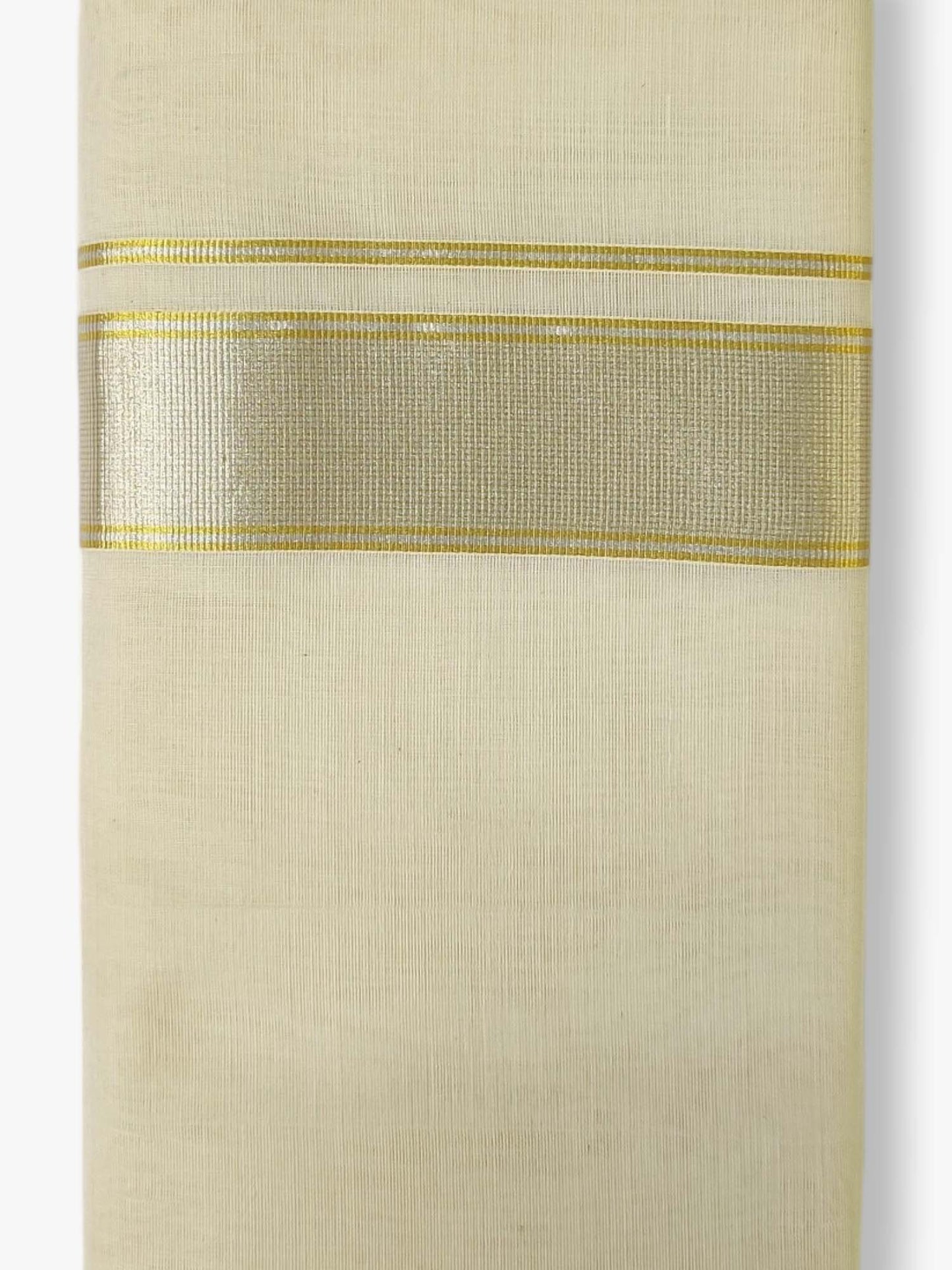 Premium Wedding Handloom Balaramapuram Unaakupaavu Kasavu Mundu for Men