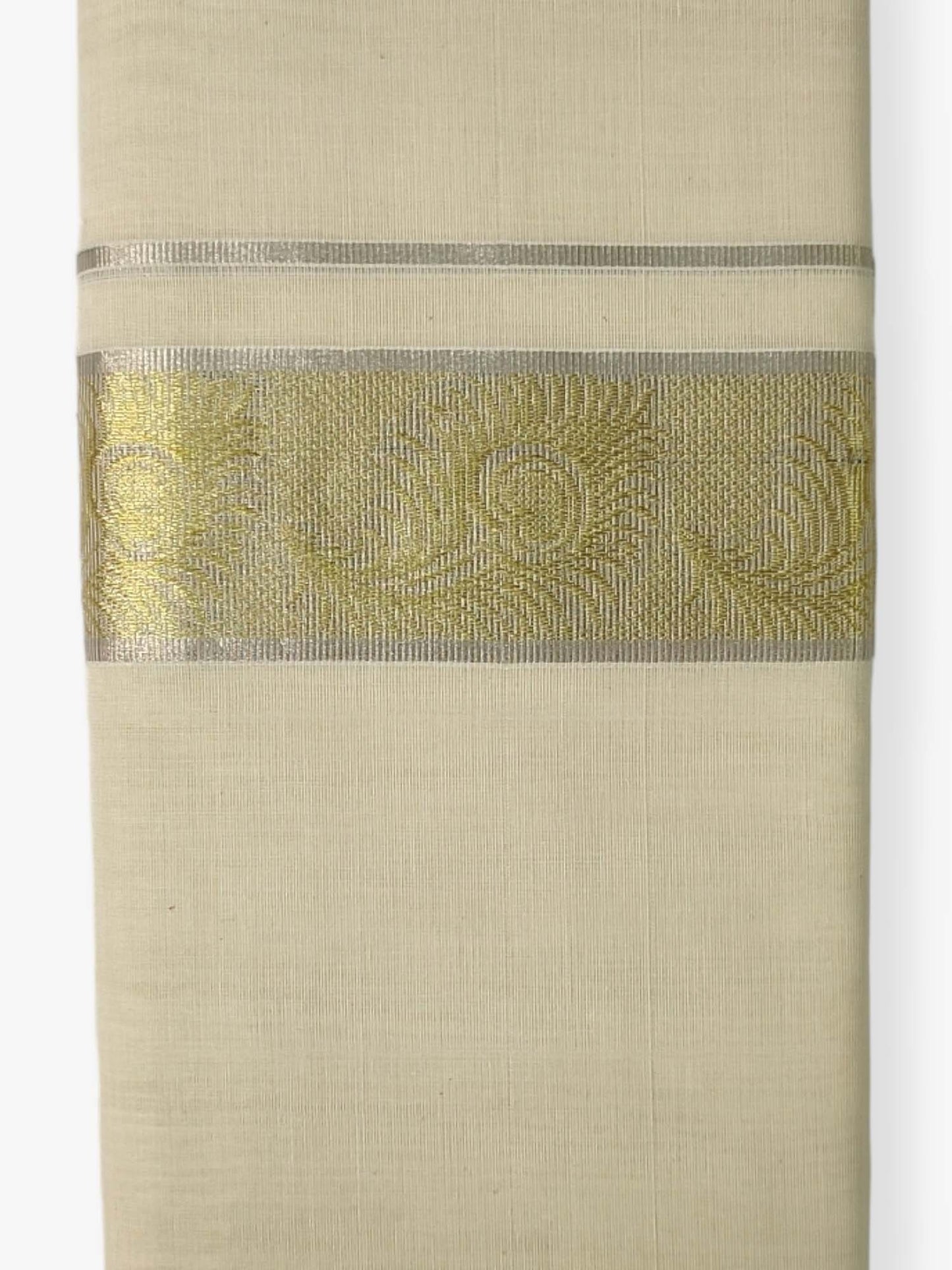 Premium Wedding Handloom Balaramapuram Unaakupaavu Kasavu Mundu for Men