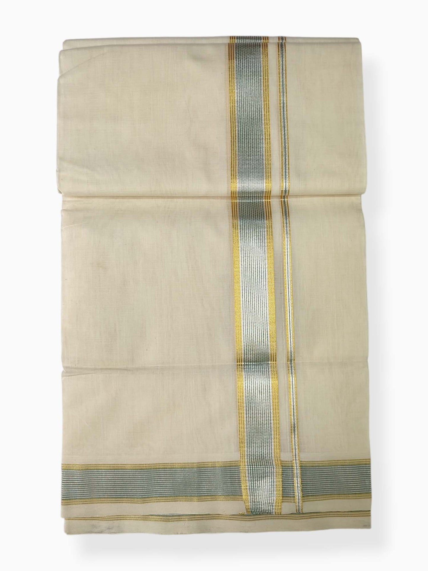 Premium Wedding Handloom Balaramapuram Unaakupaavu Kasavu Mundu for Men