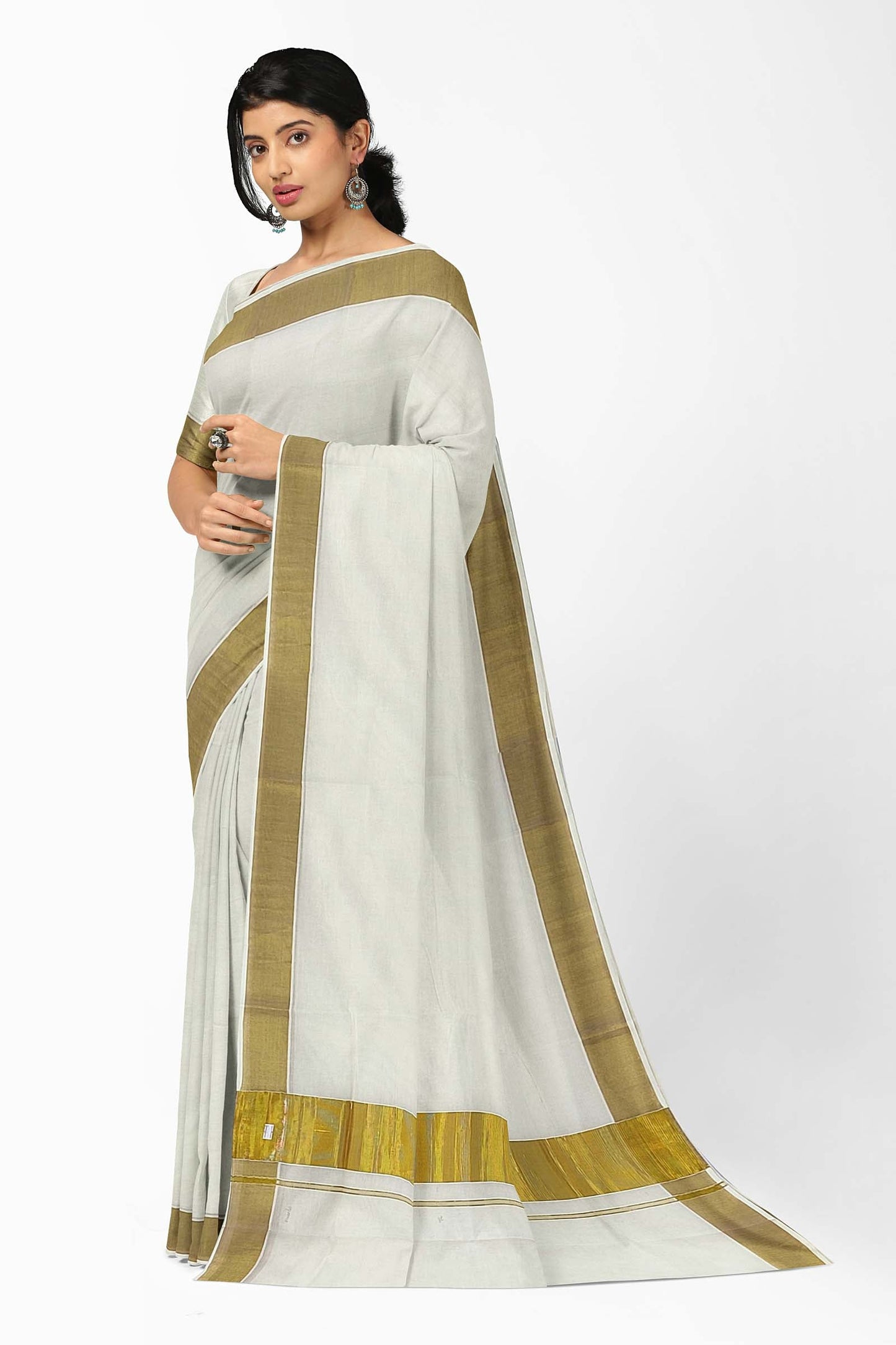 Kerala Kasavu Saree for Women