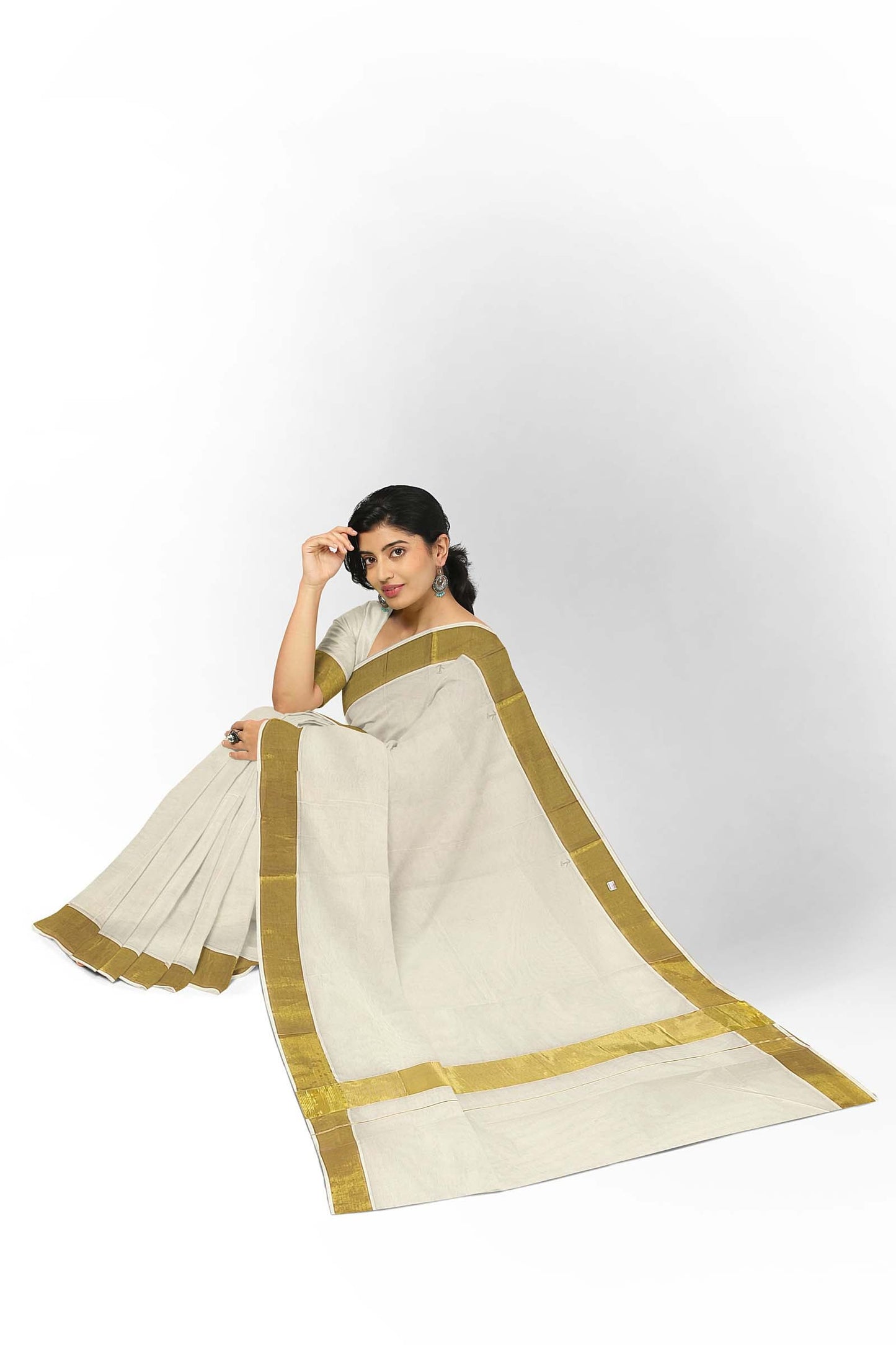 Kerala Kasavu Saree for Women