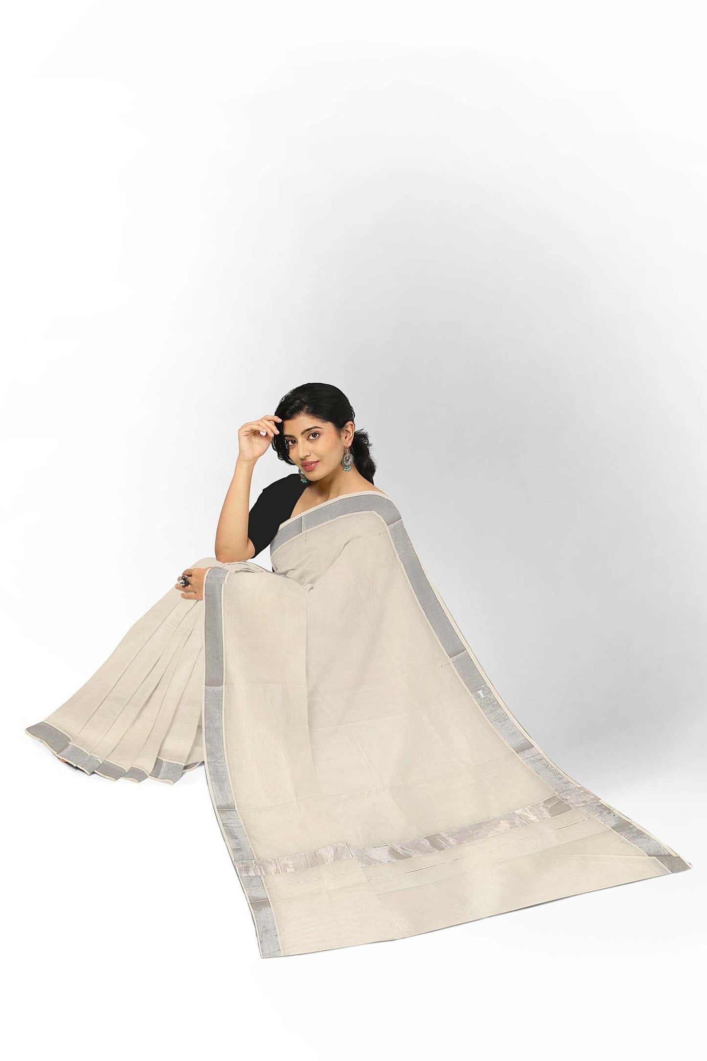 Kerala Kasavu Saree for Women