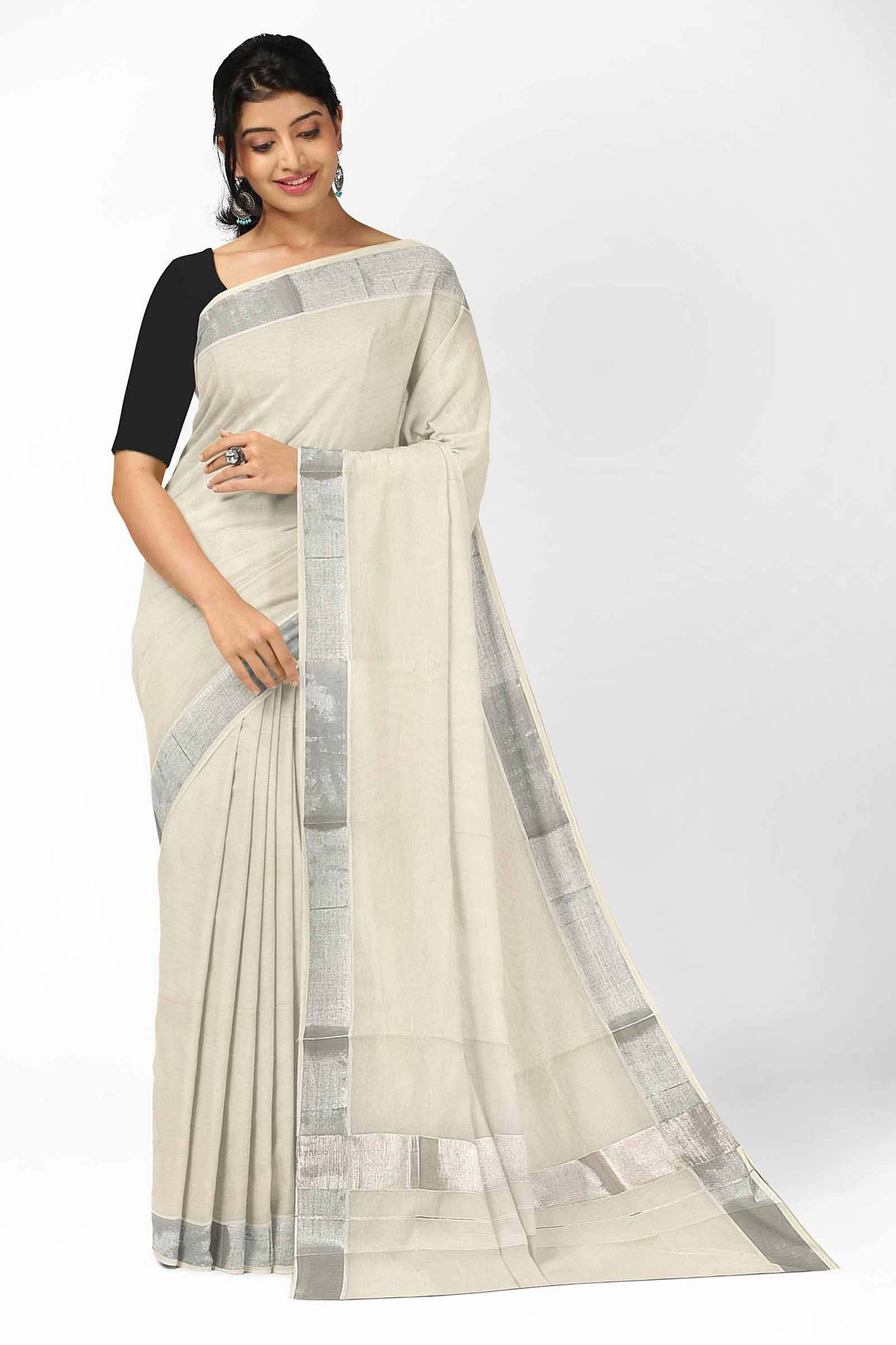 Kerala Kasavu Saree for Women