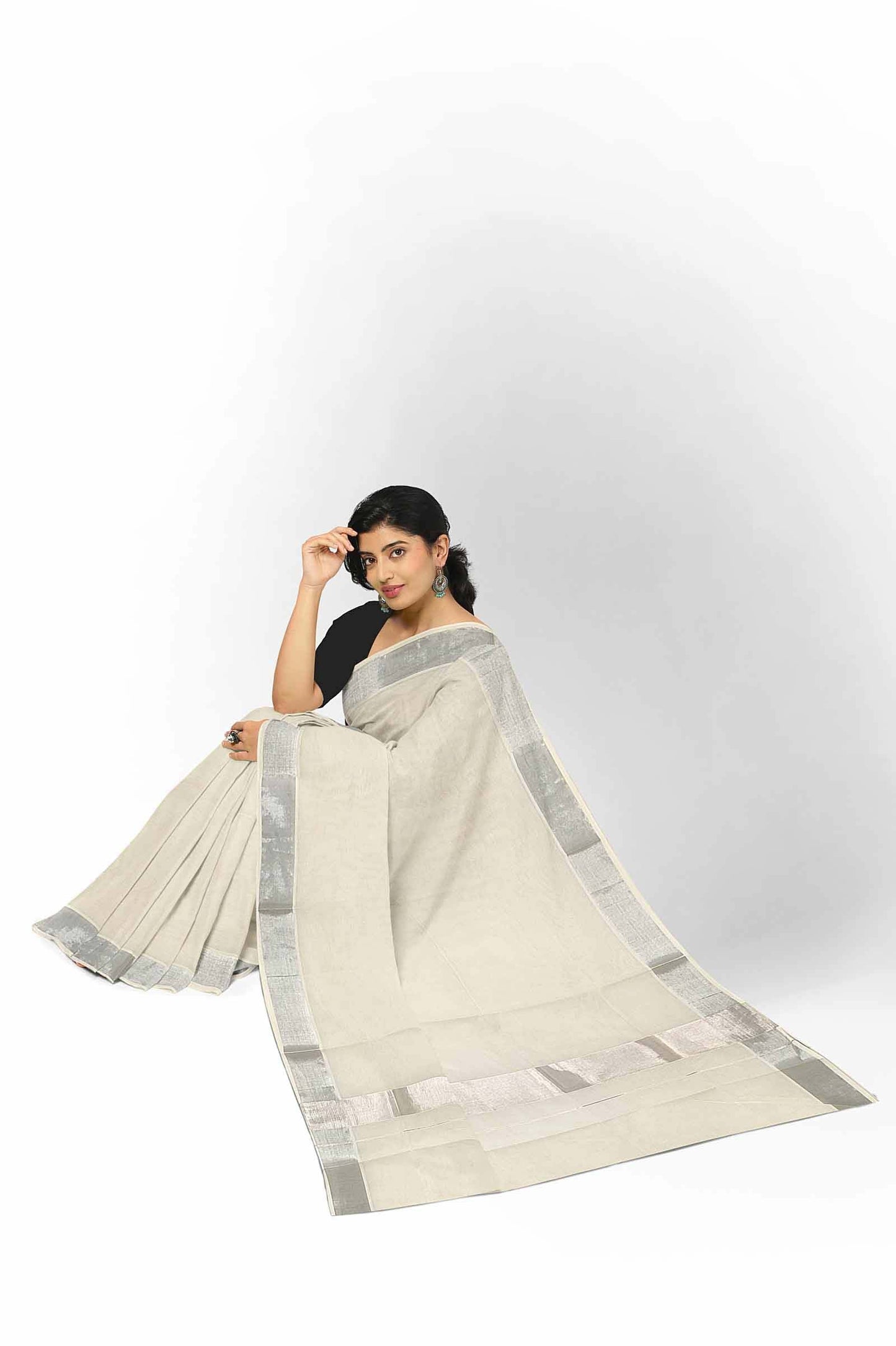 Kerala Kasavu Saree for Women