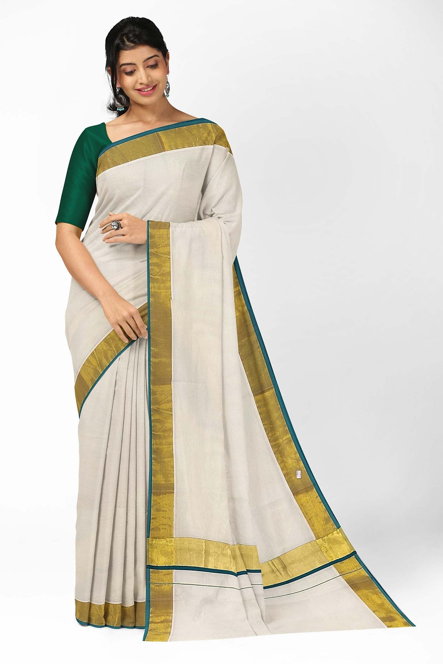 Kerala Kasavu Saree for Women