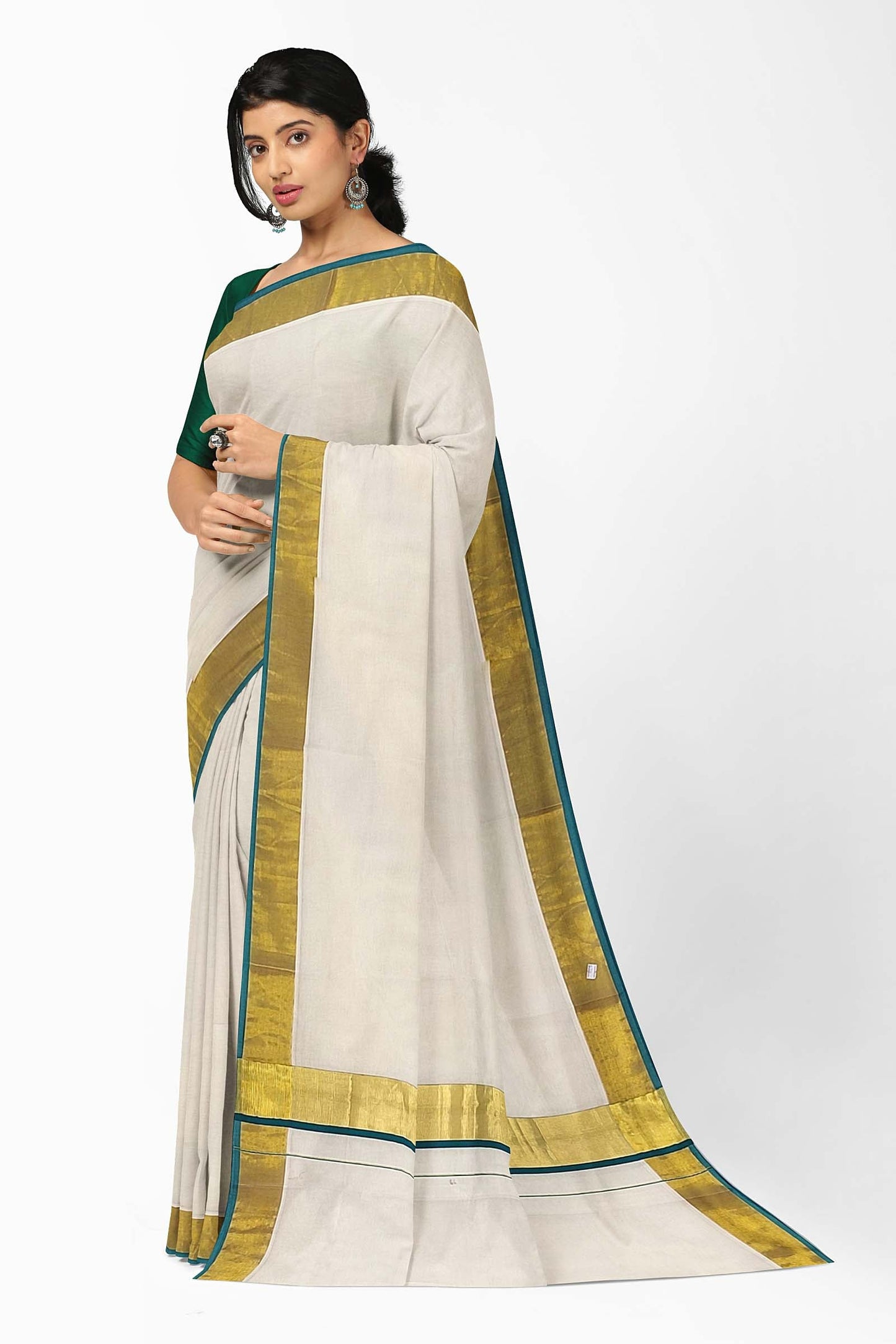 Kerala Kasavu Saree for Women