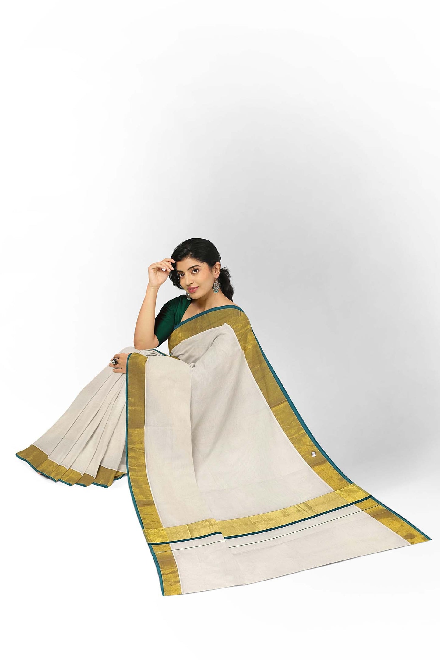 Kerala Kasavu Saree for Women