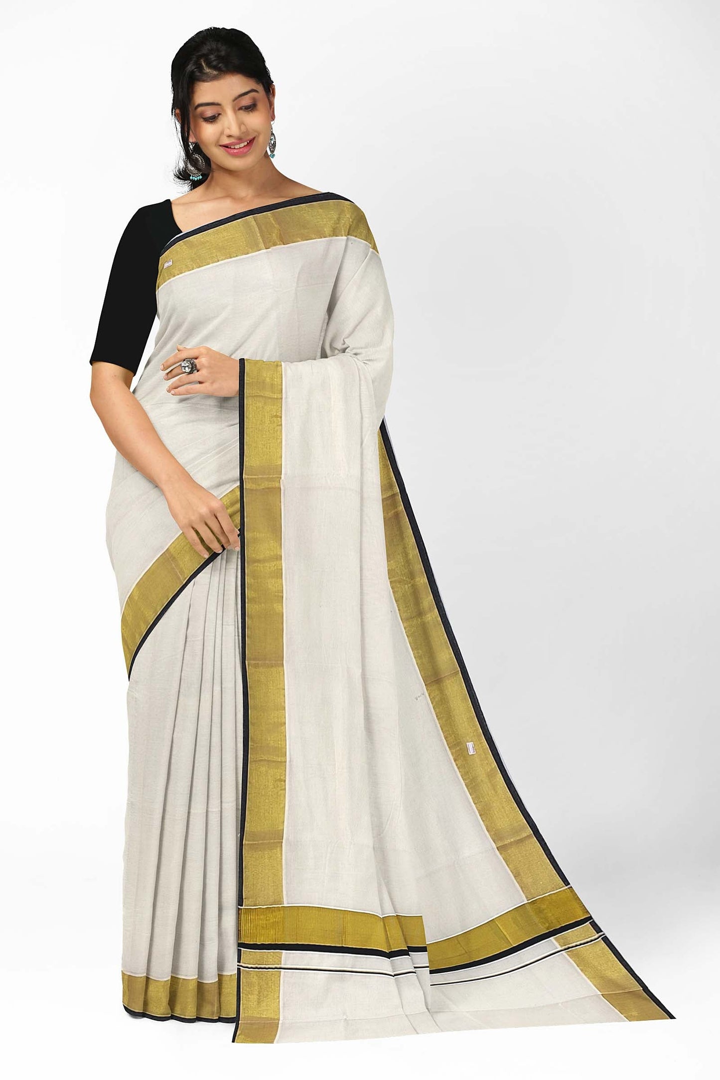 Kerala Kasavu Saree for Women